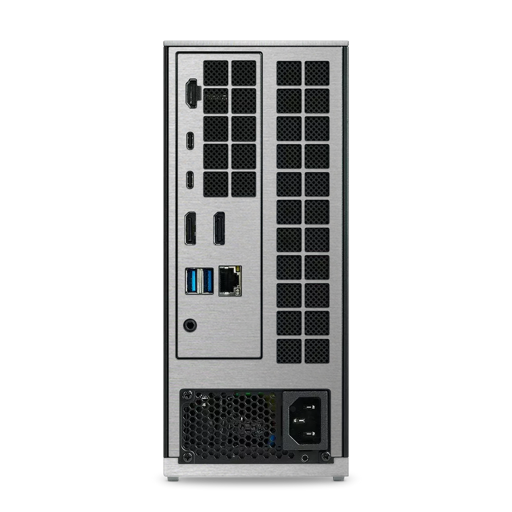 Framework Desktop Rear Brushed Aluminum Skin Wrap Cover