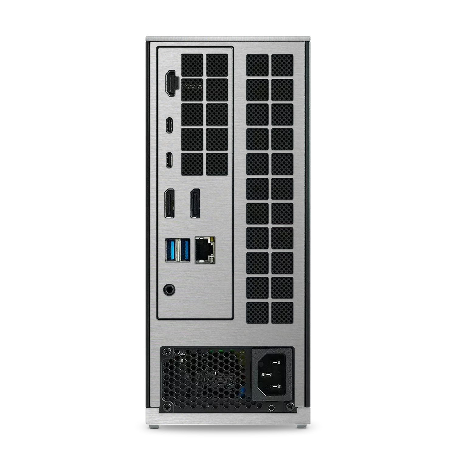 Framework Desktop Rear Brushed Aluminum Skin Wrap Cover