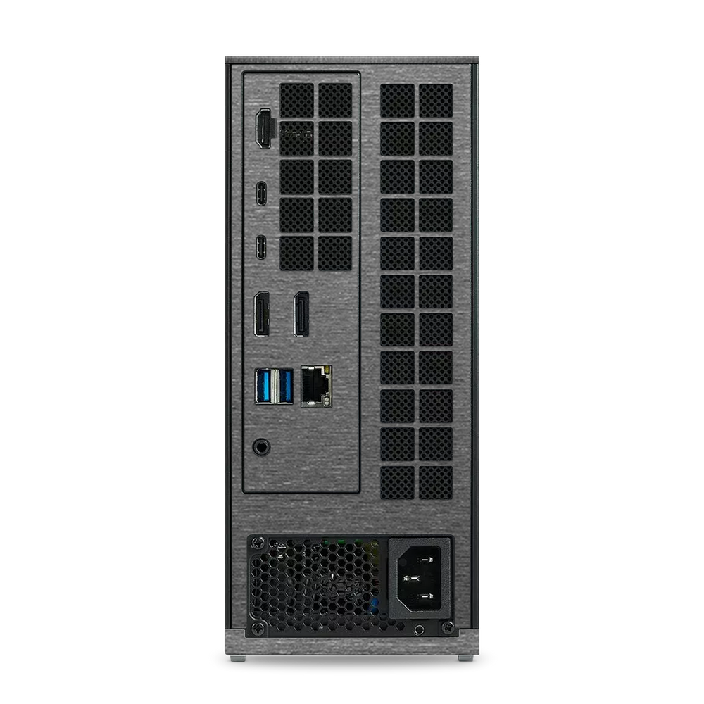 Framework Desktop Rear Brushed Black Skin Wrap Cover