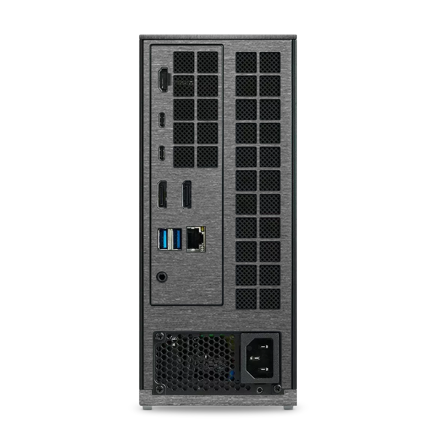 Framework Desktop Rear Brushed Black Skin Wrap Cover