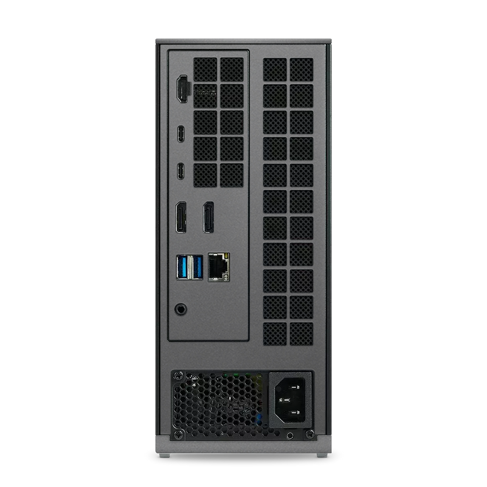 Framework Desktop Rear Charcoal Grey Skin Wrap Cover