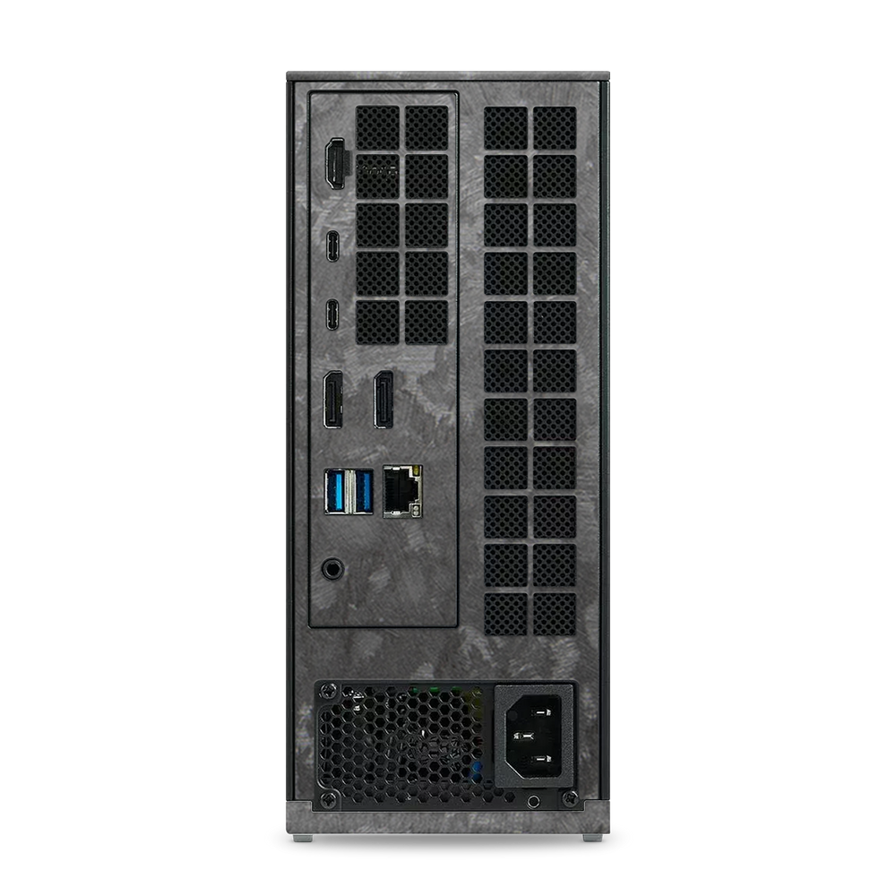 Framework Desktop Rear Forged Carbon Skin Wrap Cover