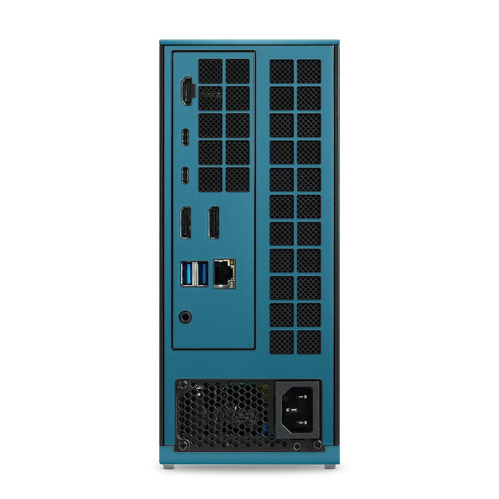 Framework Desktop Rear Satin Ocean Shimmer Skin Wrap Cover