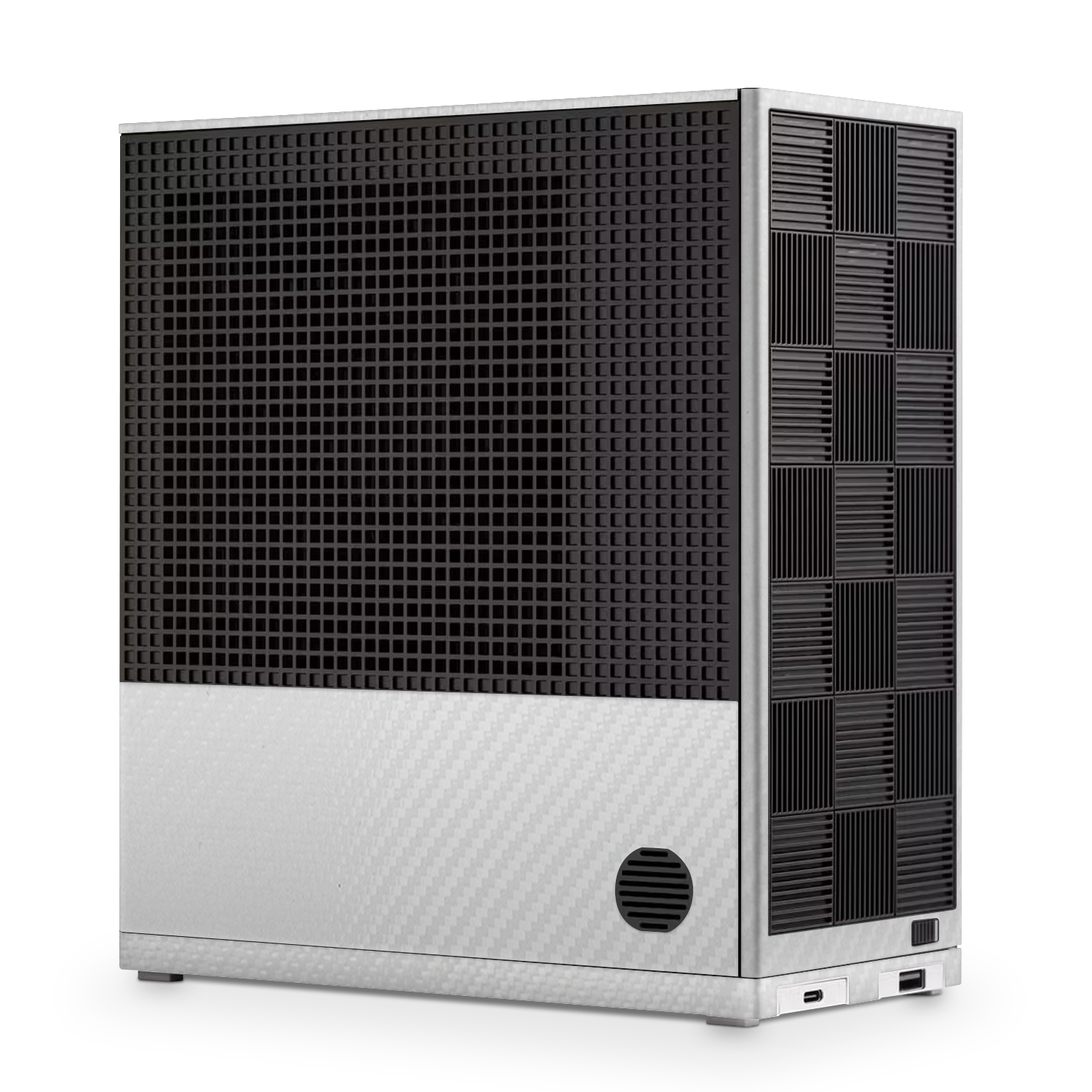 Framework Desktop White Carbon Fiber Skin Wrap Cover