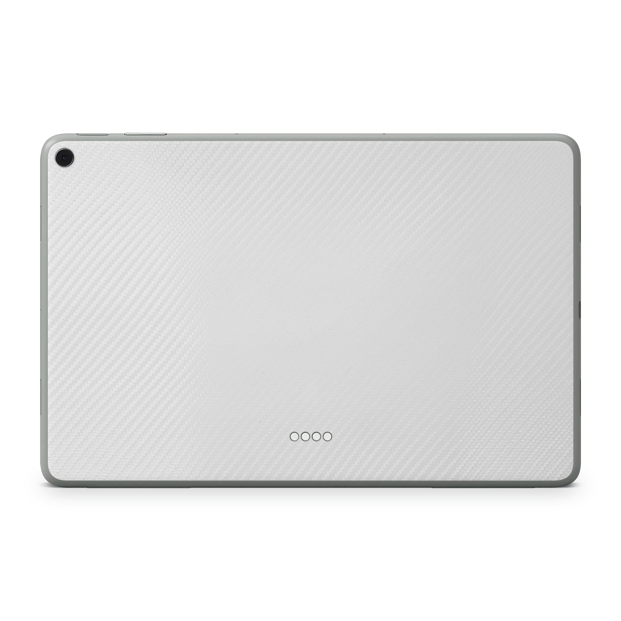Google Pixel Tablet Essentials White Carbon Fiber Skin Wrap Cover