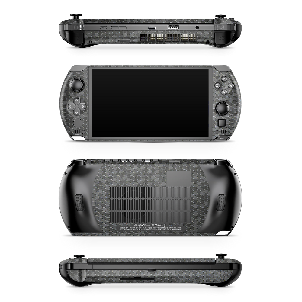Gpd Win 4 Essentials Black Honeycomb Skin Wrap Cover