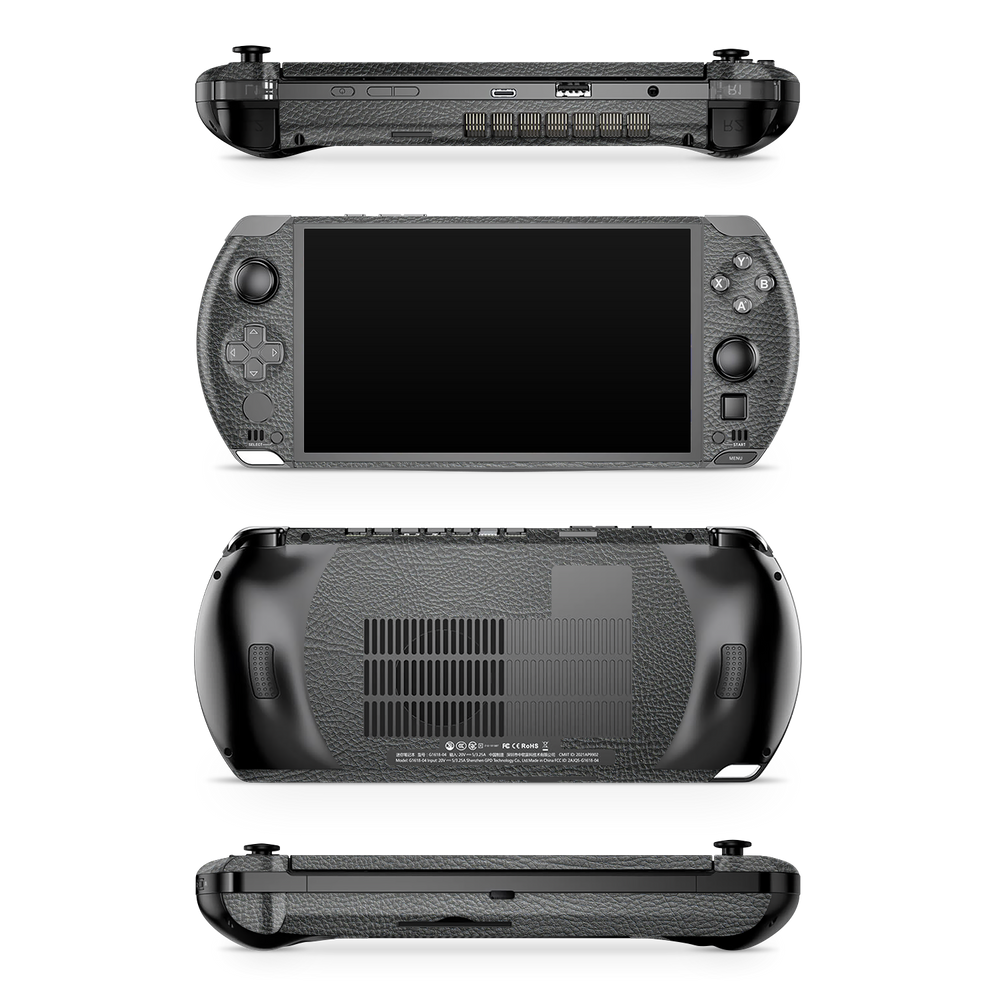 Gpd Win 4 Essentials Black Leather Skin Wrap Cover