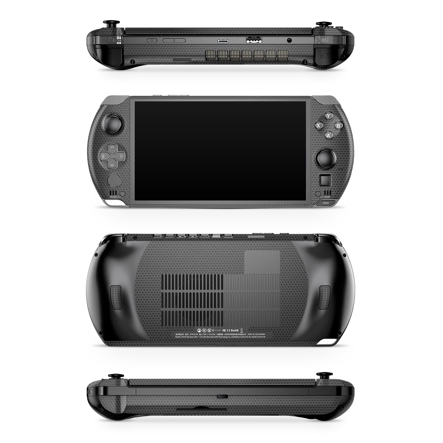 Gpd Win 4 Essentials Black Matrix Skin Wrap Cover