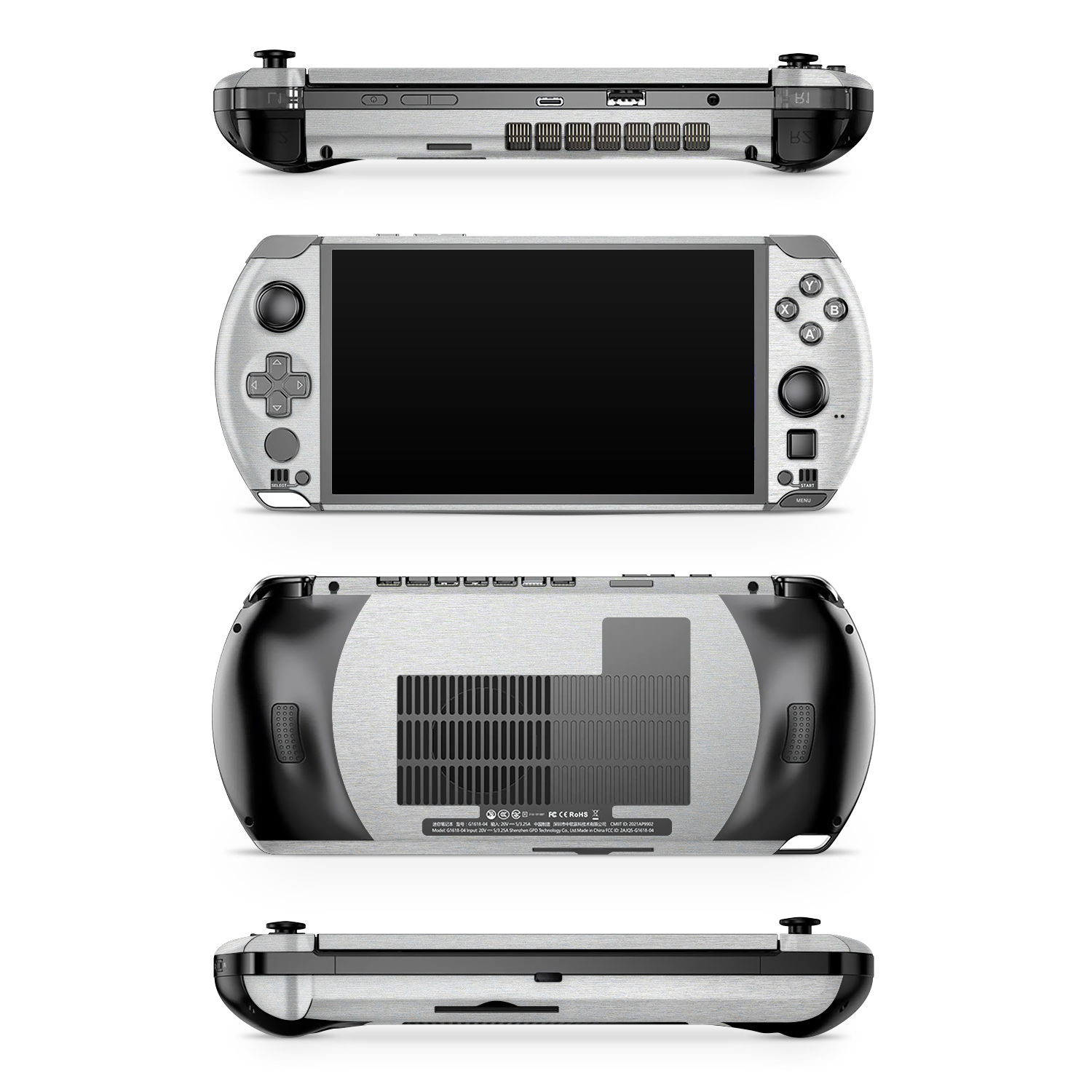 Gpd Win 4 Essentials Brushed Aluminum Skin Wrap Cover