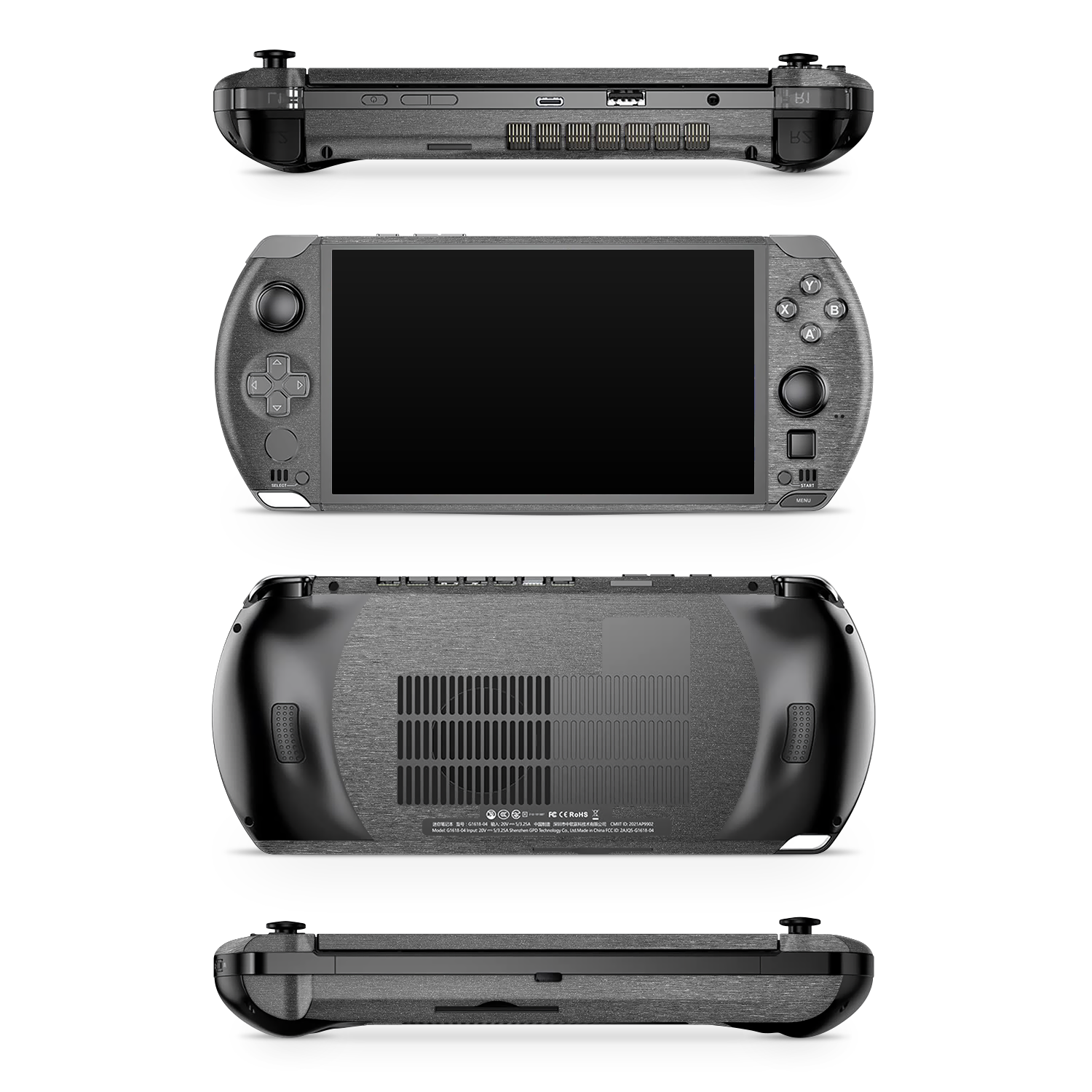 Gpd Win 4 Essentials Brushed Black Skin Wrap Cover