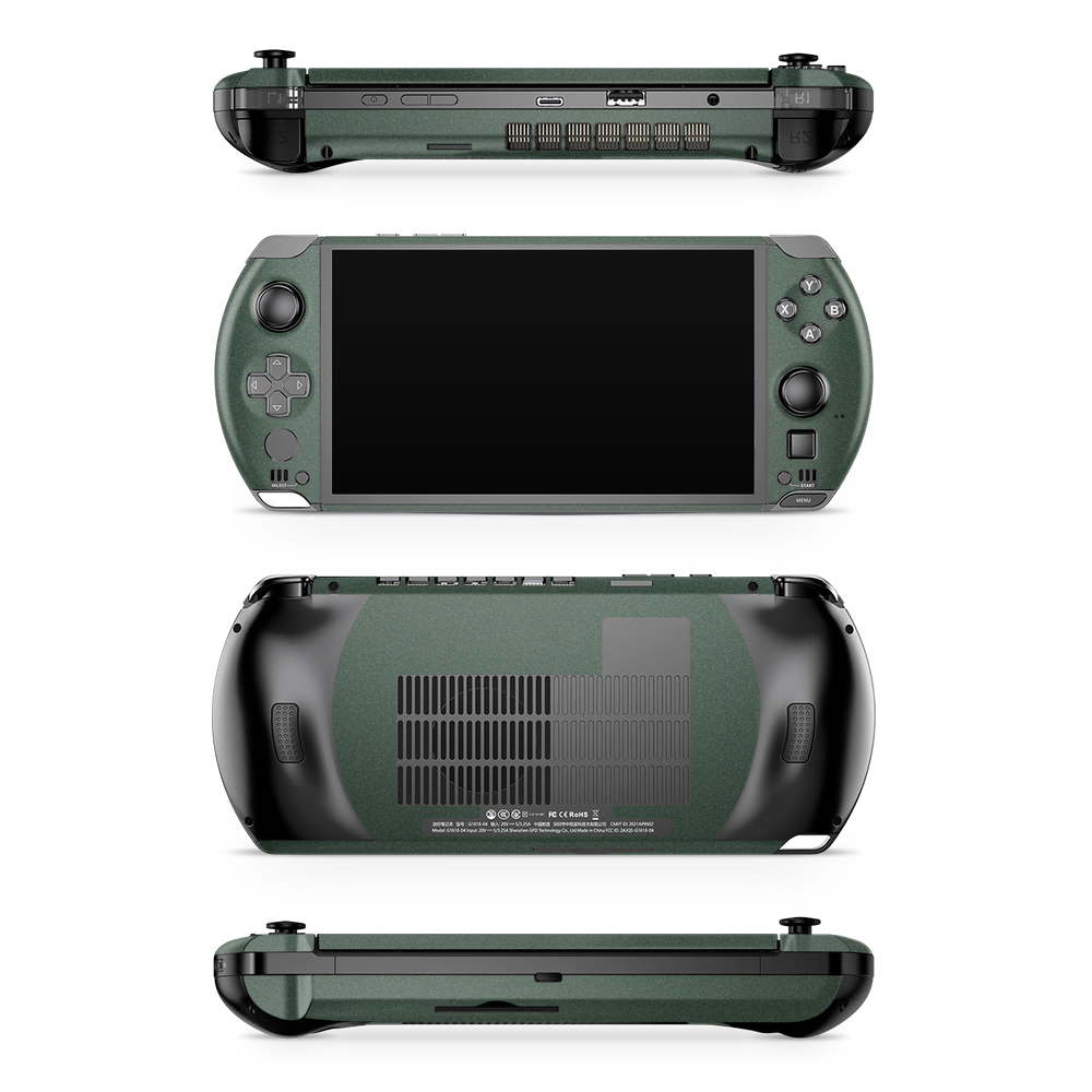 GPD Win 4 Essentials Matte Green Metallic Skin Wrap Cover