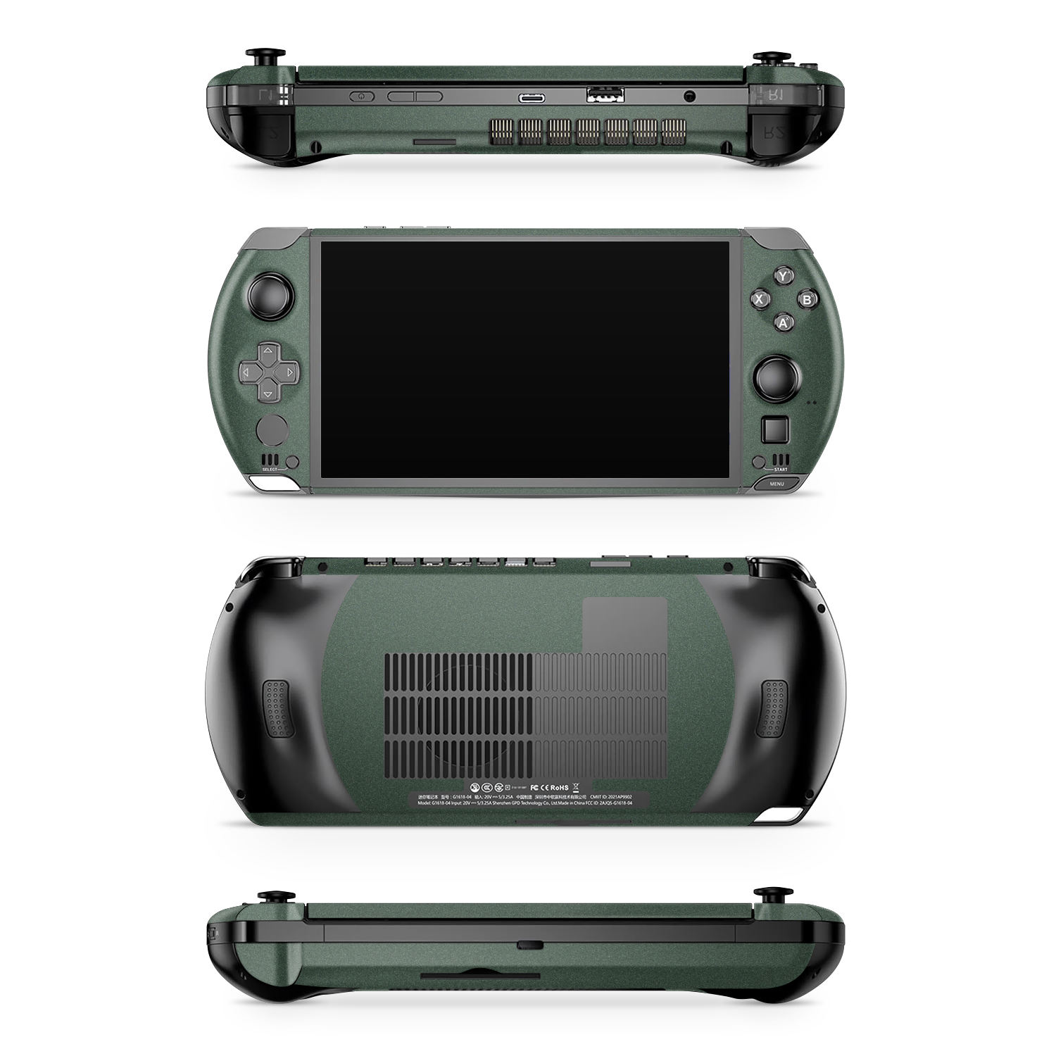 GPD Win 4 Essentials Matte Green Metallic Skin Wrap Cover