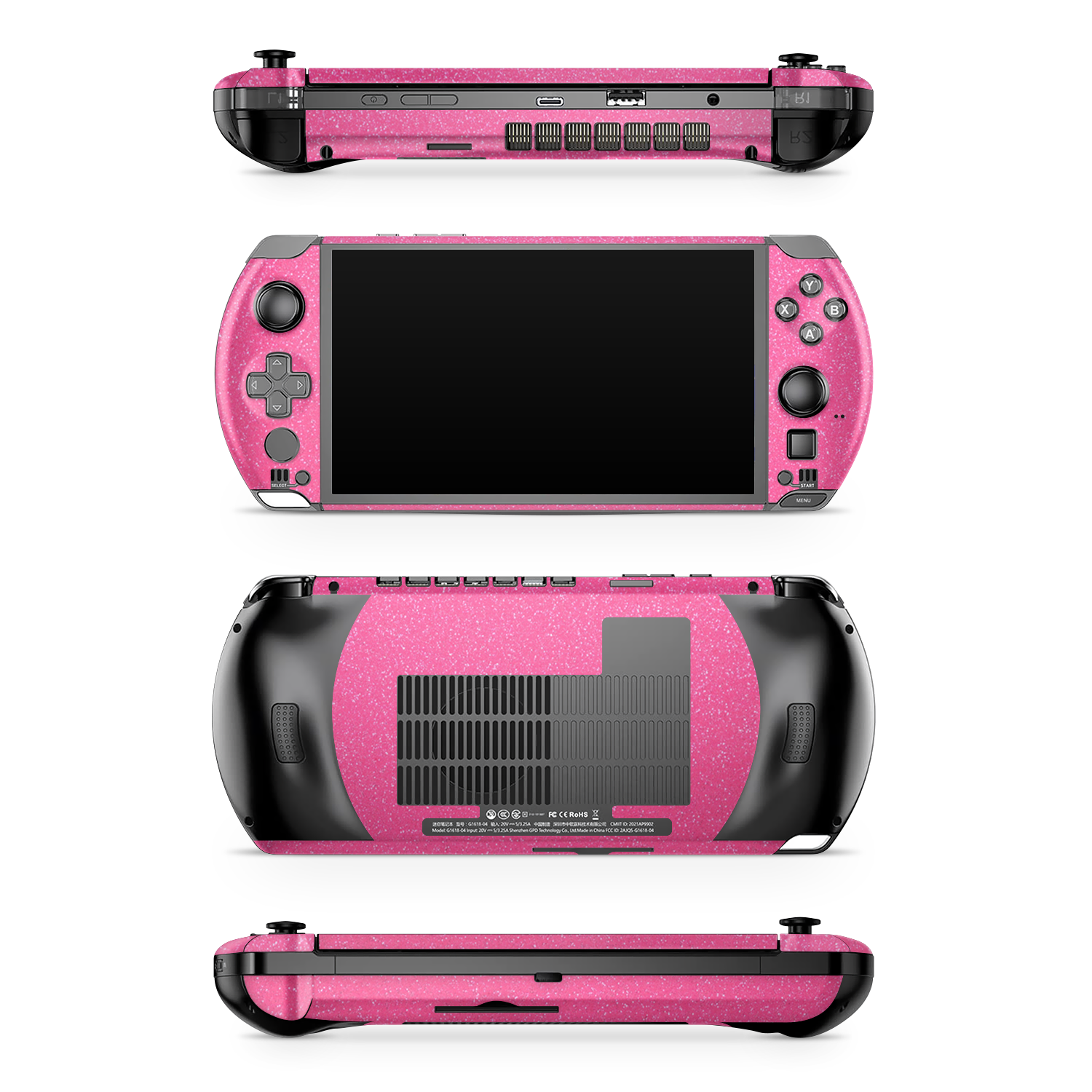 Gpd Win 4 Essentials Pink Glitterbomb Skin Wrap Cover