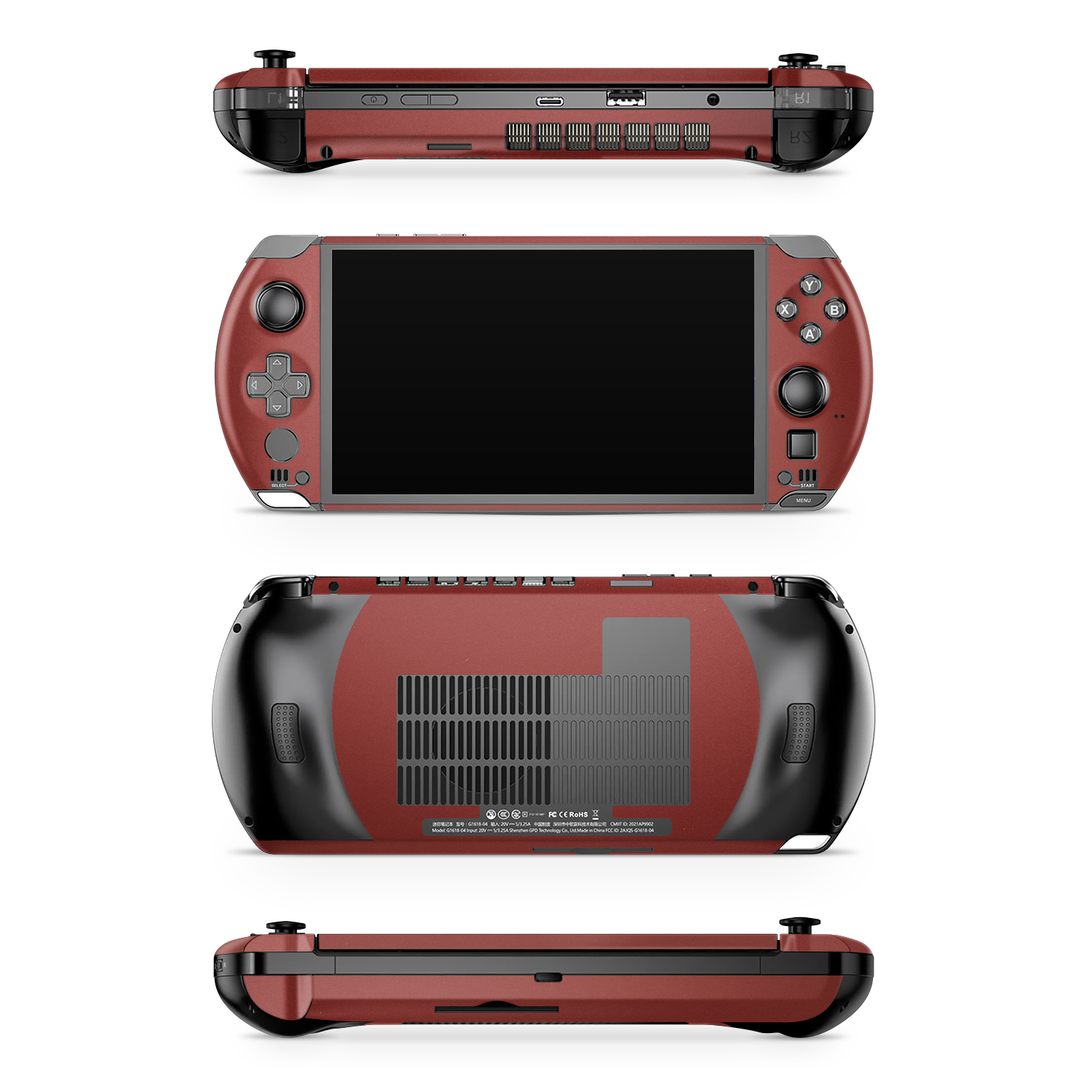 GPD Win 4 Essentials Vampire Red Skin Wrap Cover