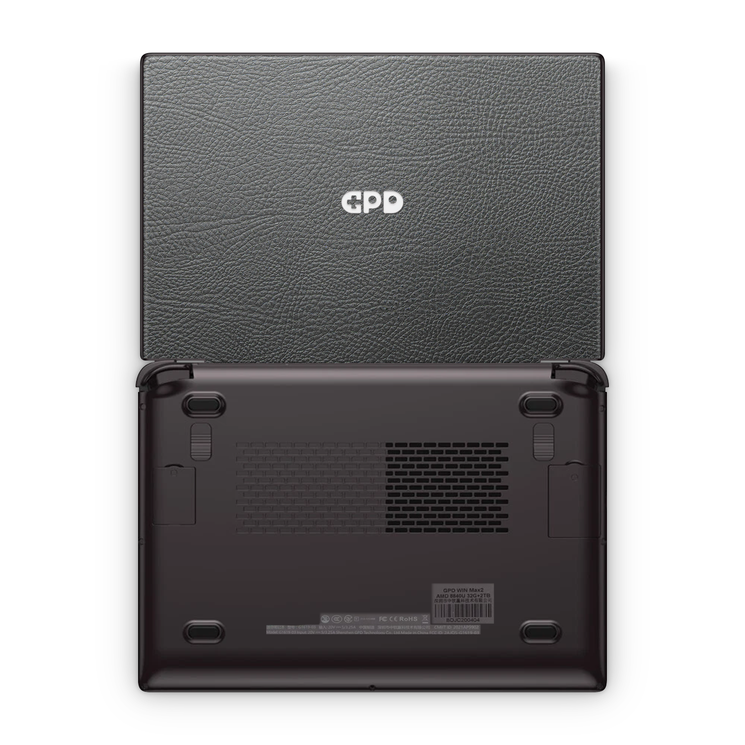 Gpd Win Max 2 Essentials Black Leather Skin Wrap Cover