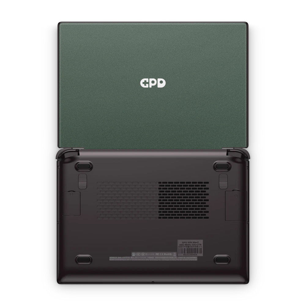 GPD Win Max 2 2023 Essentials Matte Green Metallic Skin Wrap Cover
