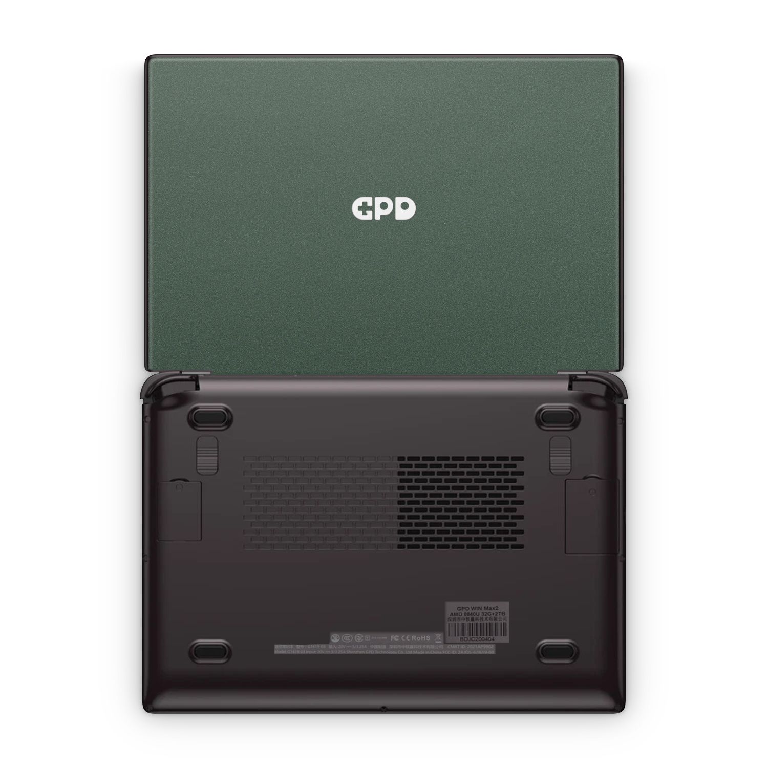 GPD Win Max 2 2023 Essentials Matte Green Metallic Skin Wrap Cover