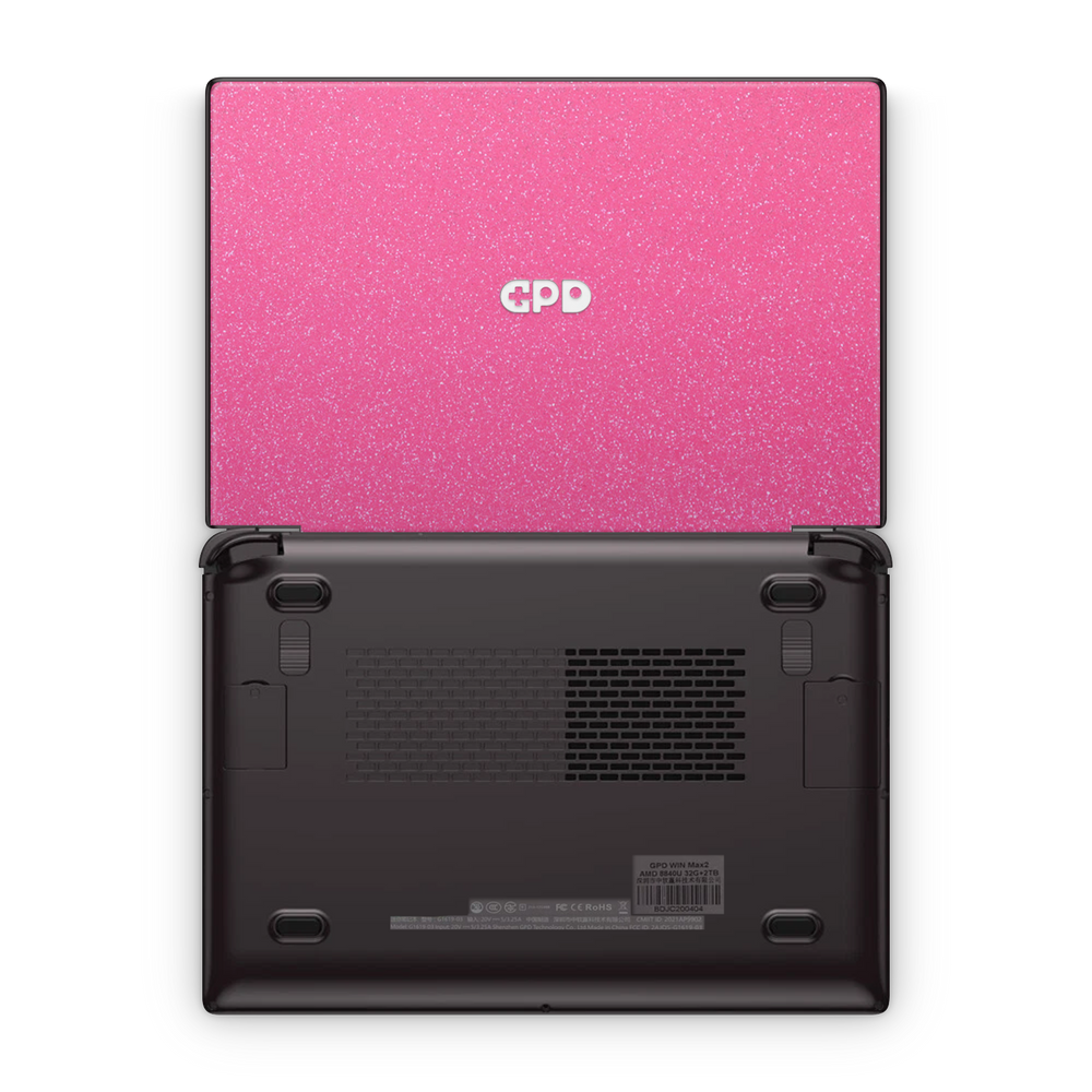 Gpd Win Max 2 Essentials Pink Glitterbomb Skin Wrap Cover