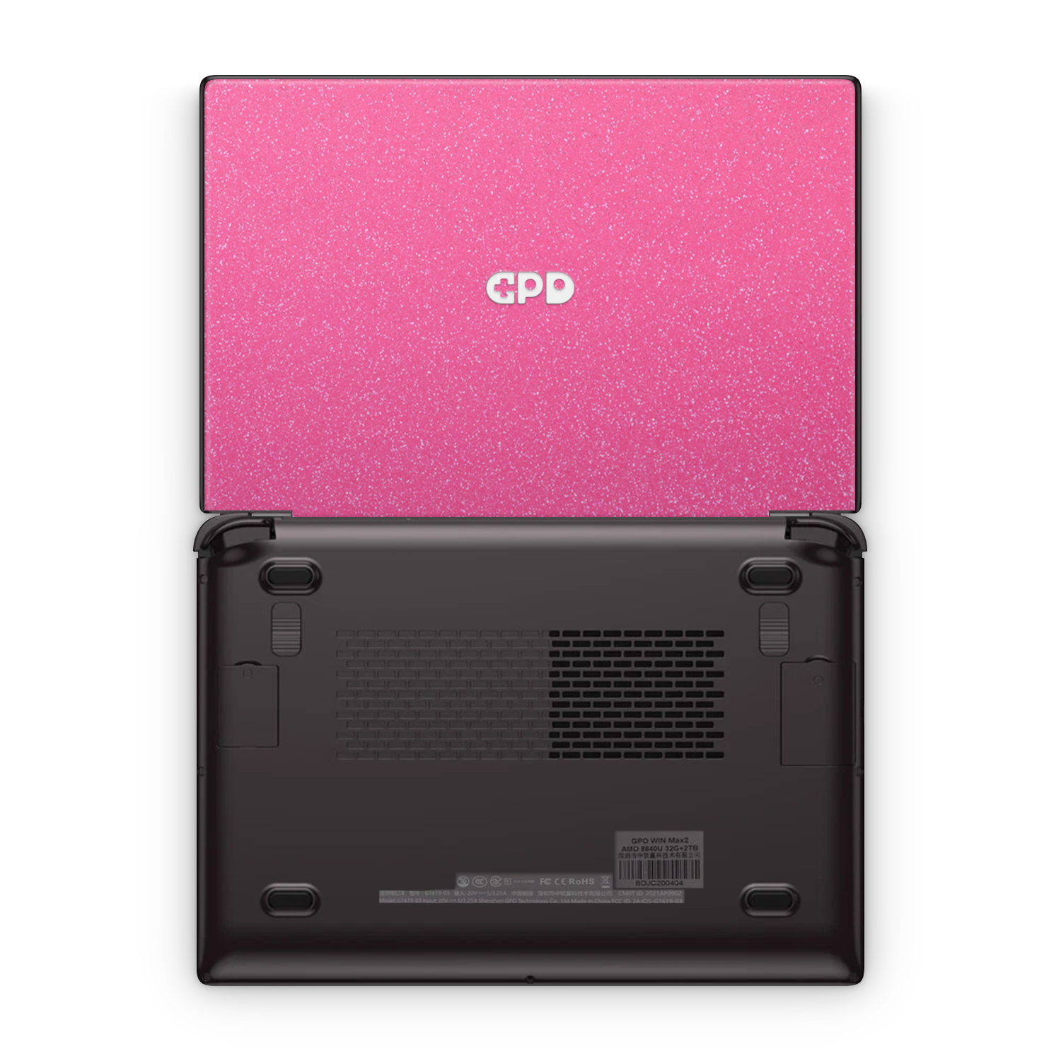 Gpd Win Max 2 Essentials Pink Glitterbomb Skin Wrap Cover