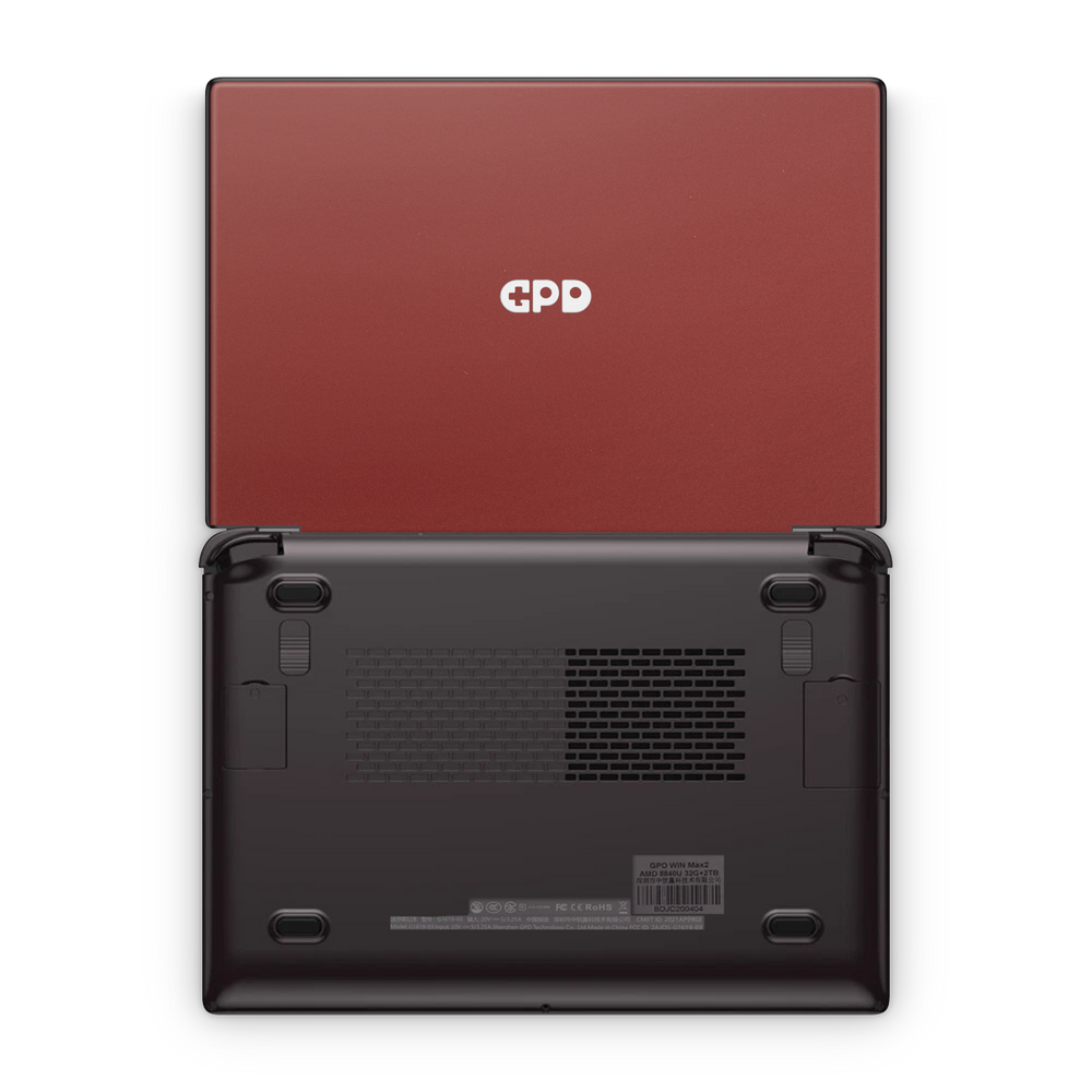 GPD Win Max 2 2023 Essentials Vampire Red Skin Wrap Cover