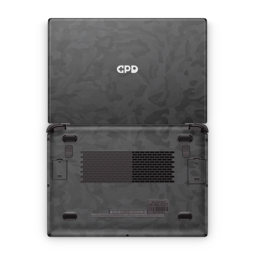 Gpd Win Max 2 Premium Black Camo Skin Wrap Cover