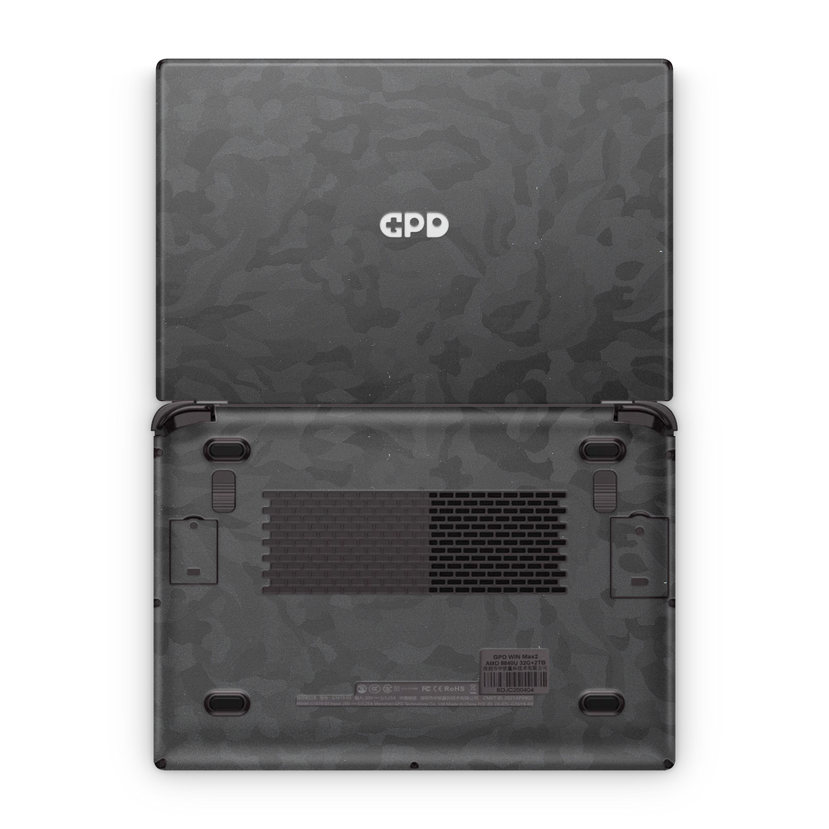 Gpd Win Max 2 Premium Black Camo Skin Wrap Cover