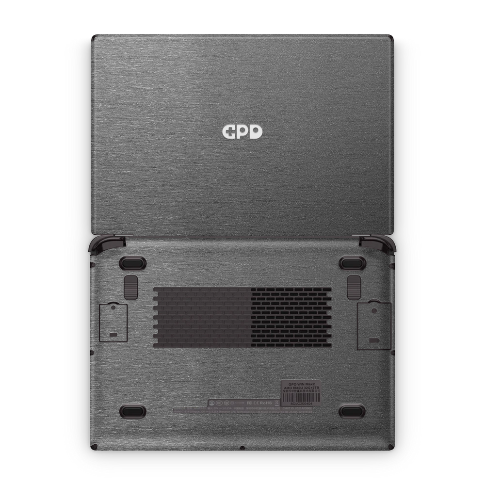 Gpd Win Max 2 Premium Brushed Black Skin Wrap Cover