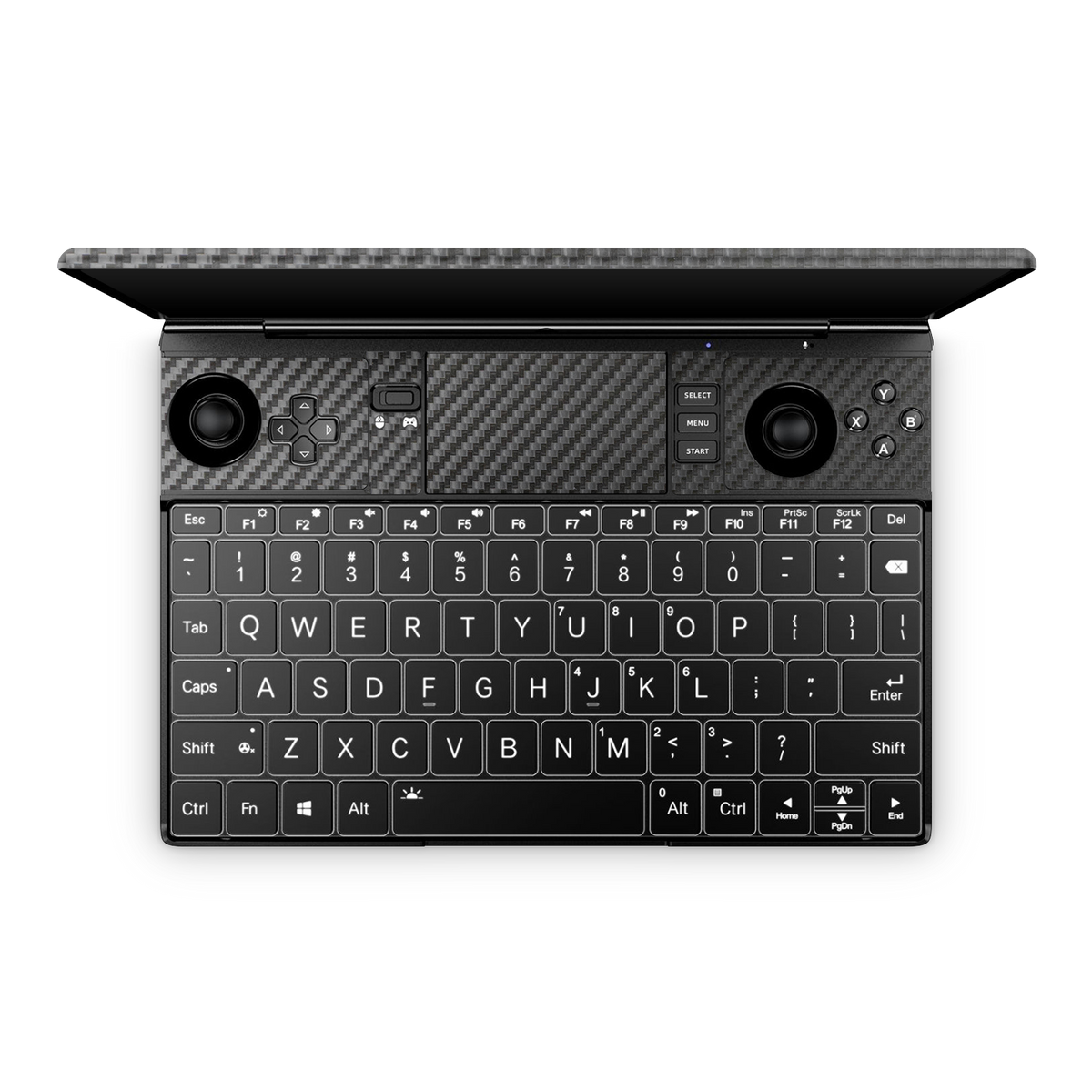Gpd Win Max 2 Premium Interior Black Carbon Fiber Skin Wrap Cover