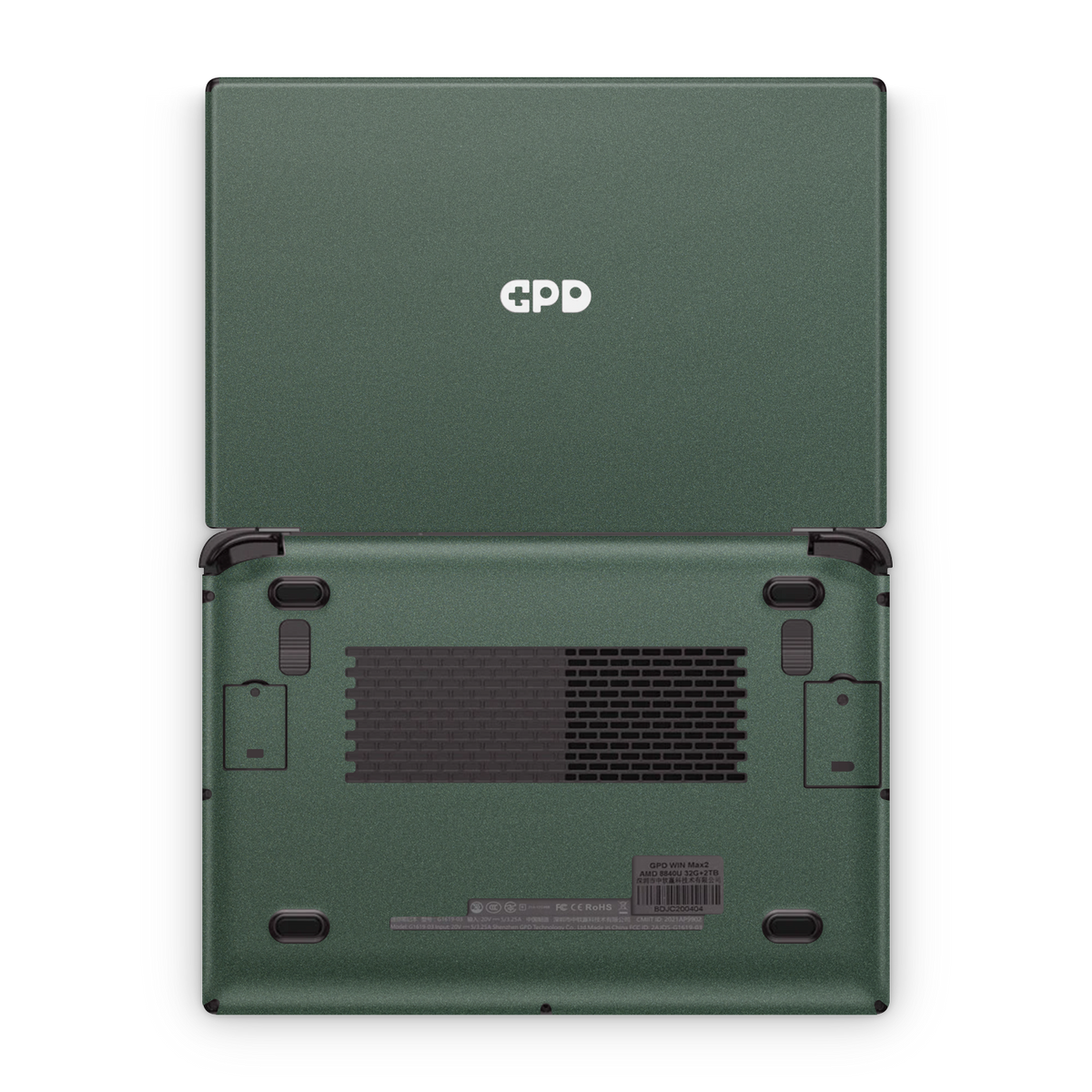 GPD Win Max 2 2023 Premium Matte Green Metallic Skin Wrap Cover