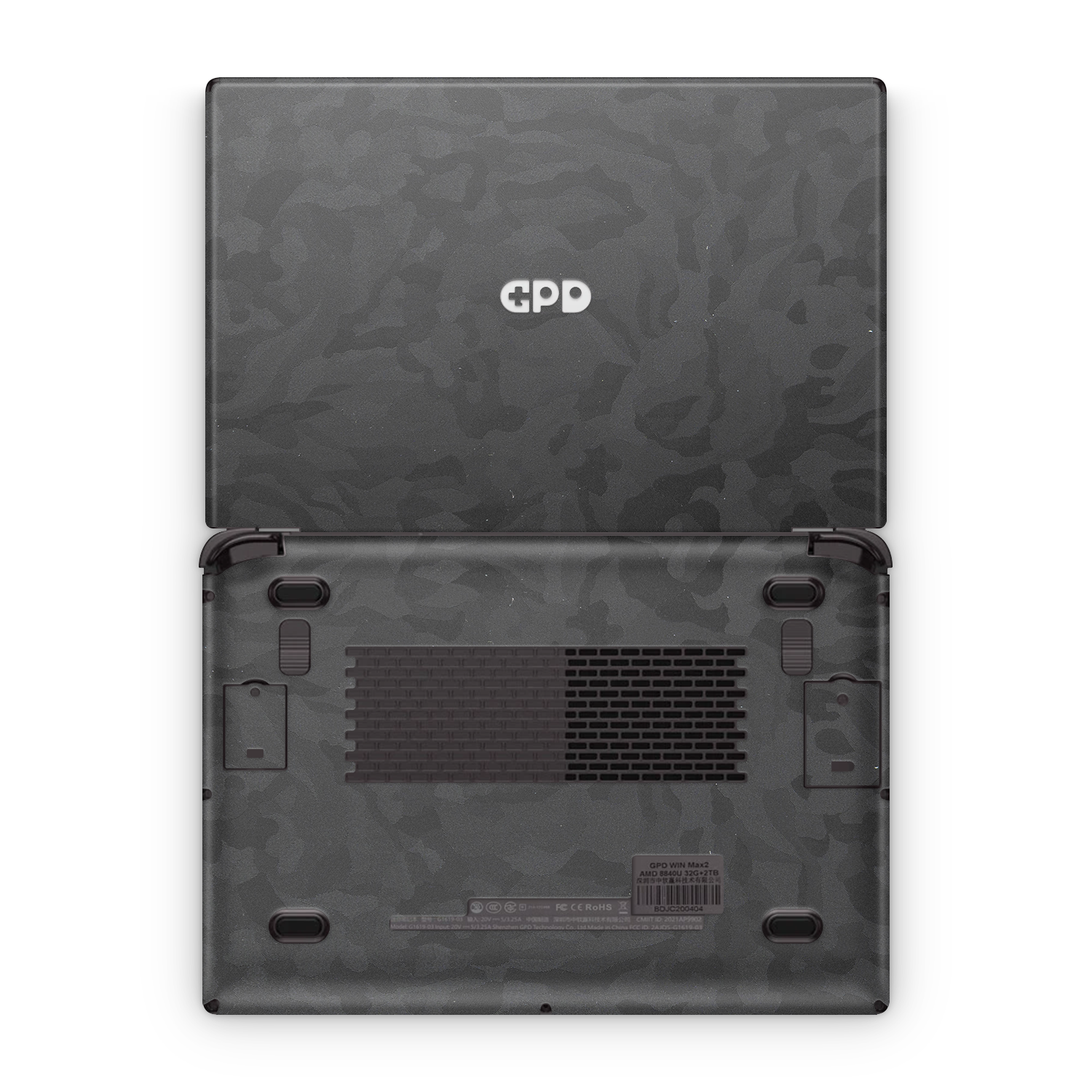 Gpd Win Max 2 Professional Black Camo Skin Wrap Cover