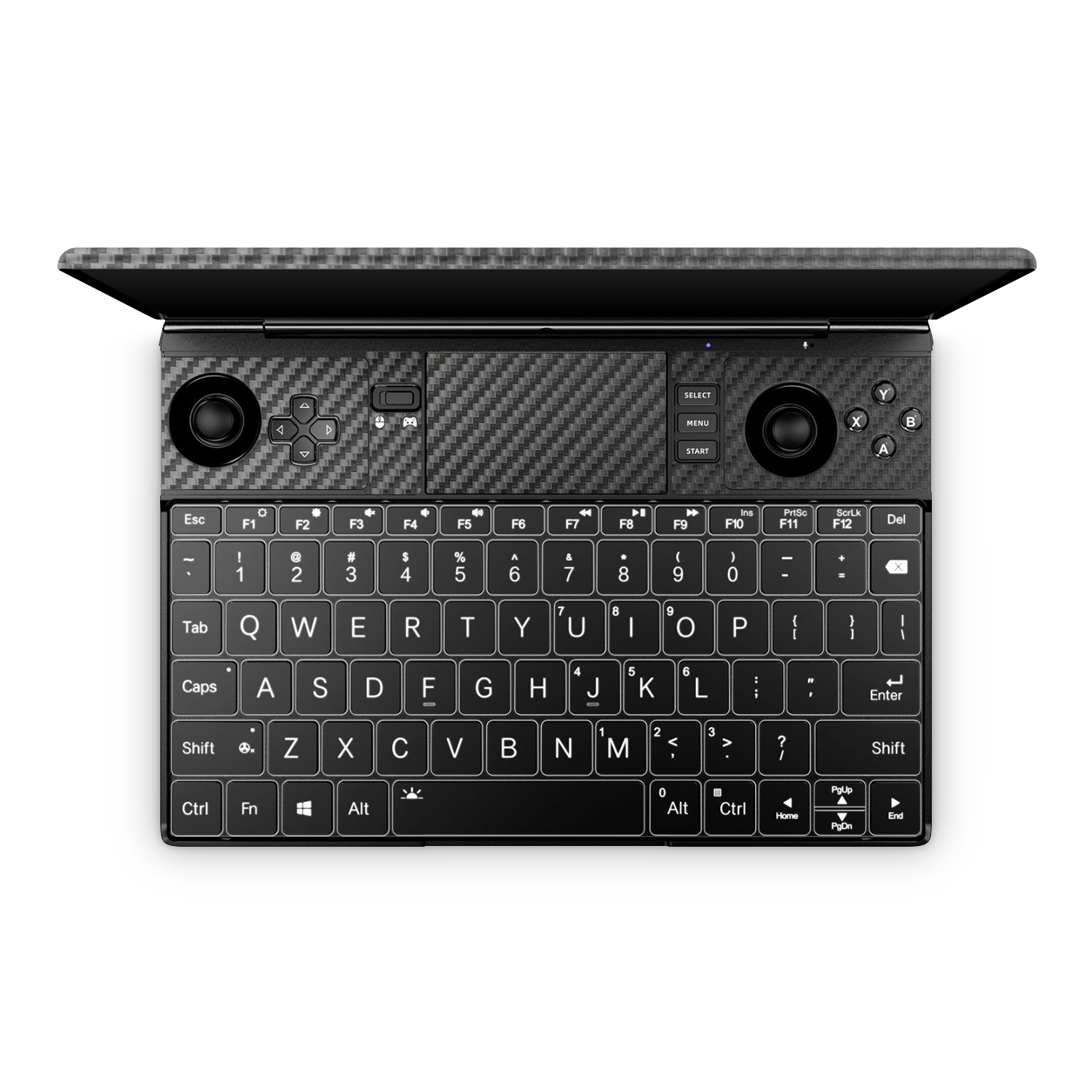 Gpd Win Max 2 Professional Interior Black Carbon Fiber Skin Wrap Cover