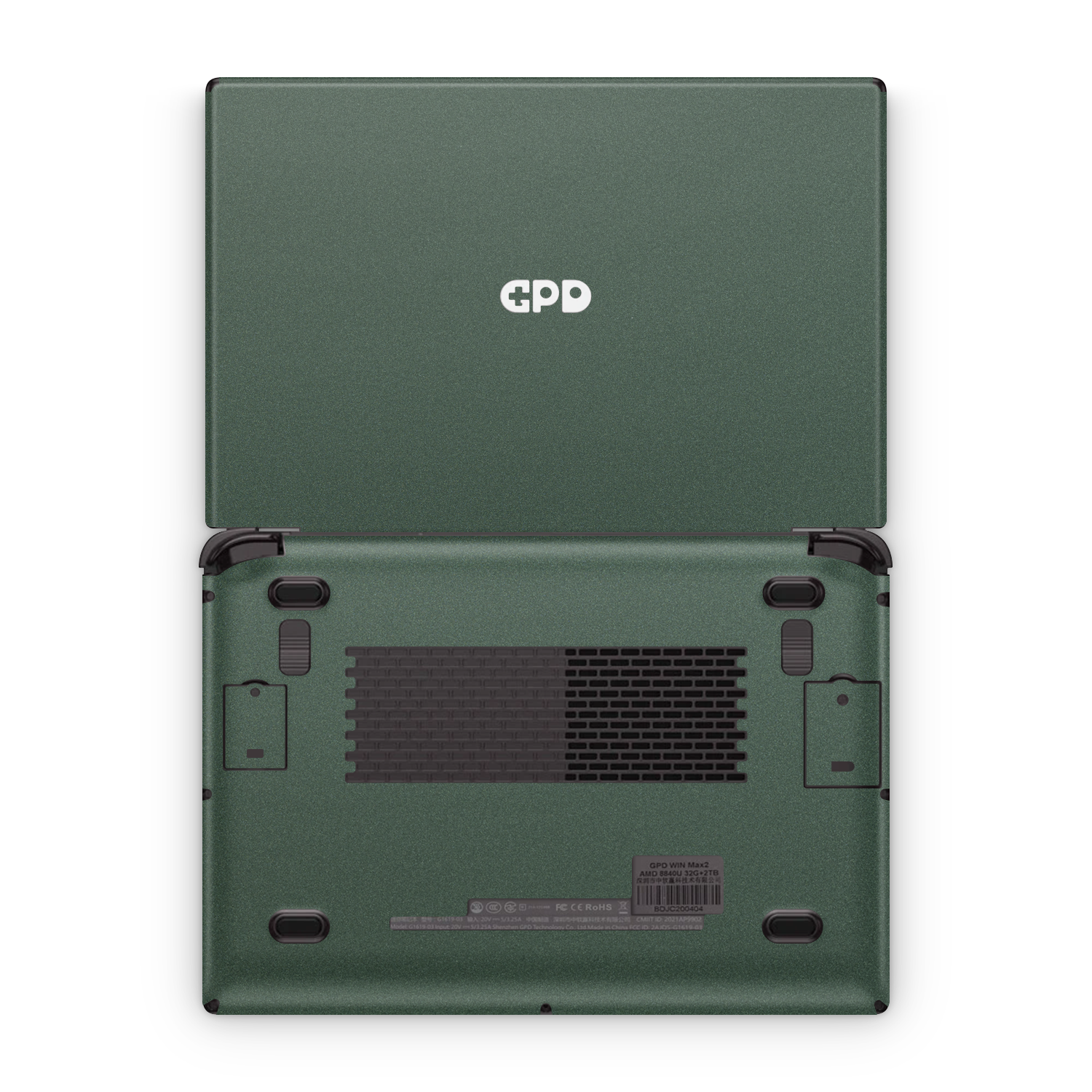 GPD Win Max 2 2023 Professional Matte Green Metallic Skin Wrap Cover