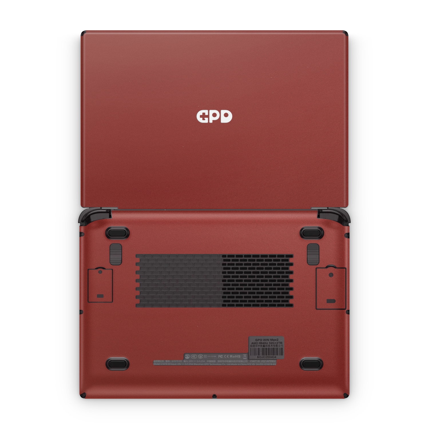 GPD Win Max 2 2023 Professional Vampire Red Skin Wrap Cover