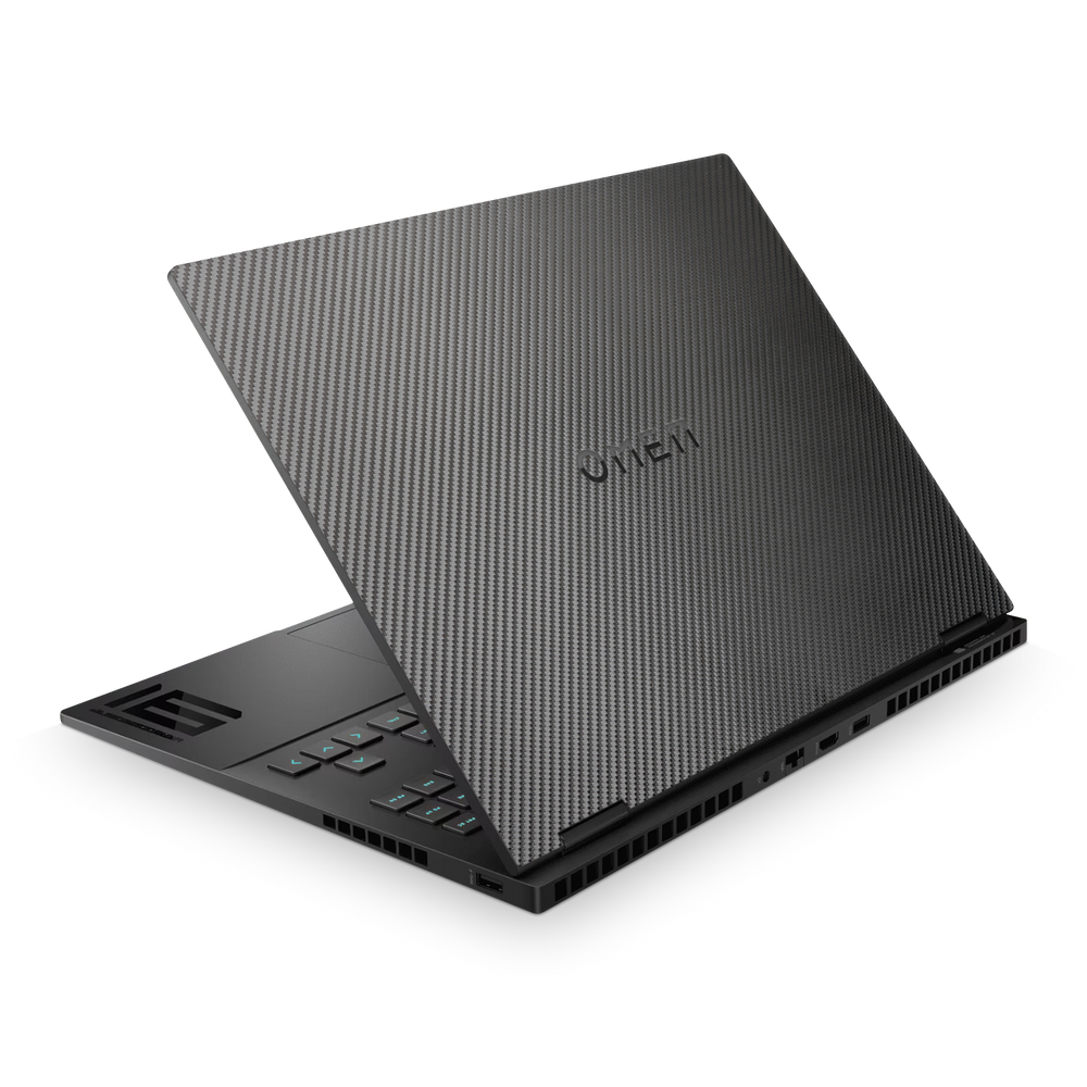 Hp Omen 16 2023 Essentials Black Carbon Fiber Skin Wrap Cover