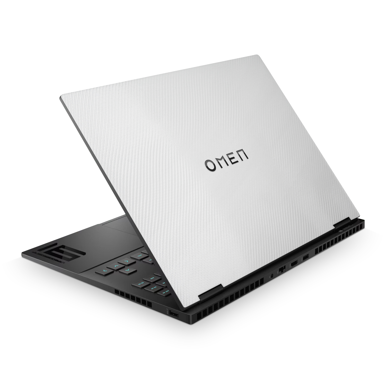 Hp Omen 16 2023 Essentials White Carbon Fiber Skin Wrap Cover