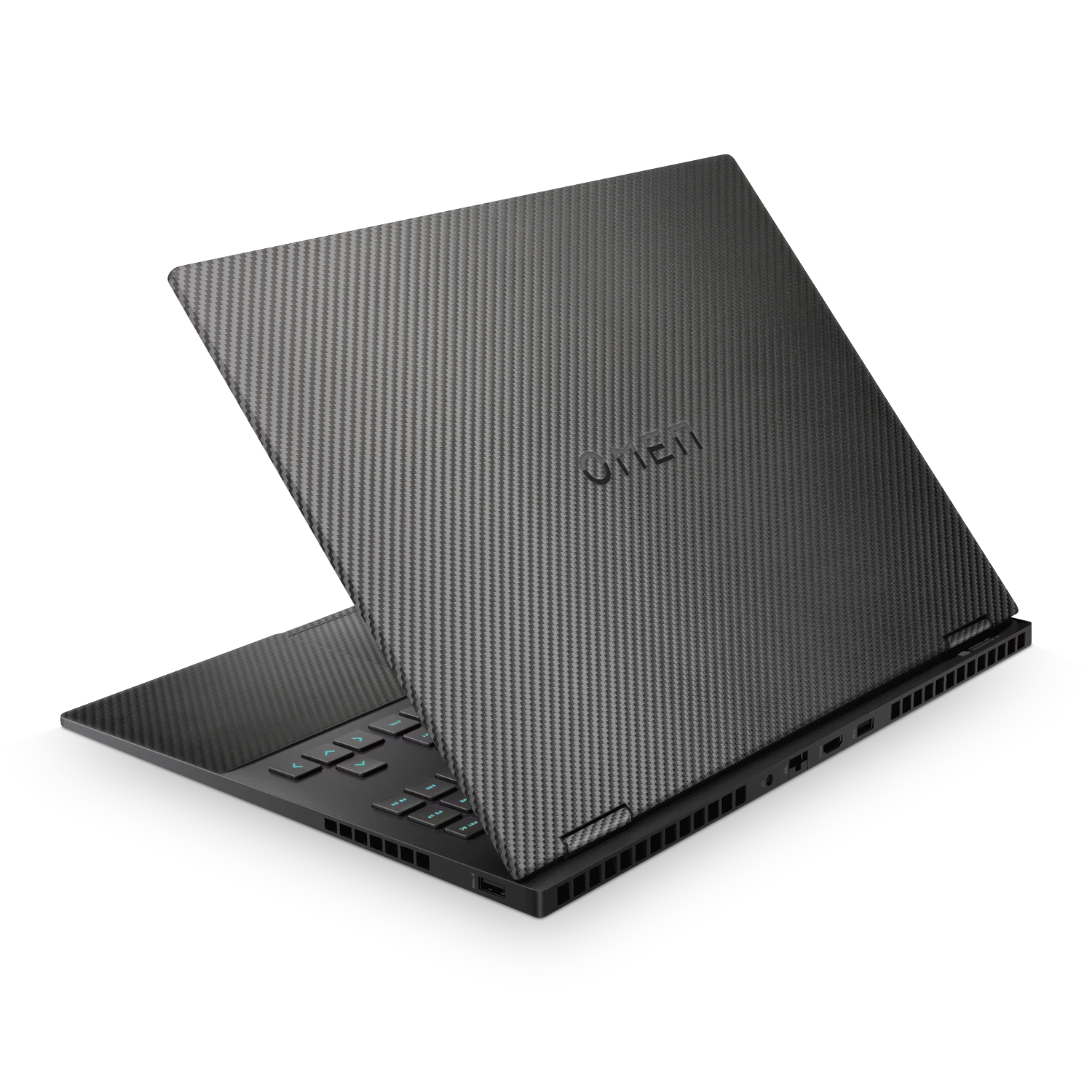 Hp Omen 16 2023 Professional Black Carbon Fiber Skin Wrap Cover