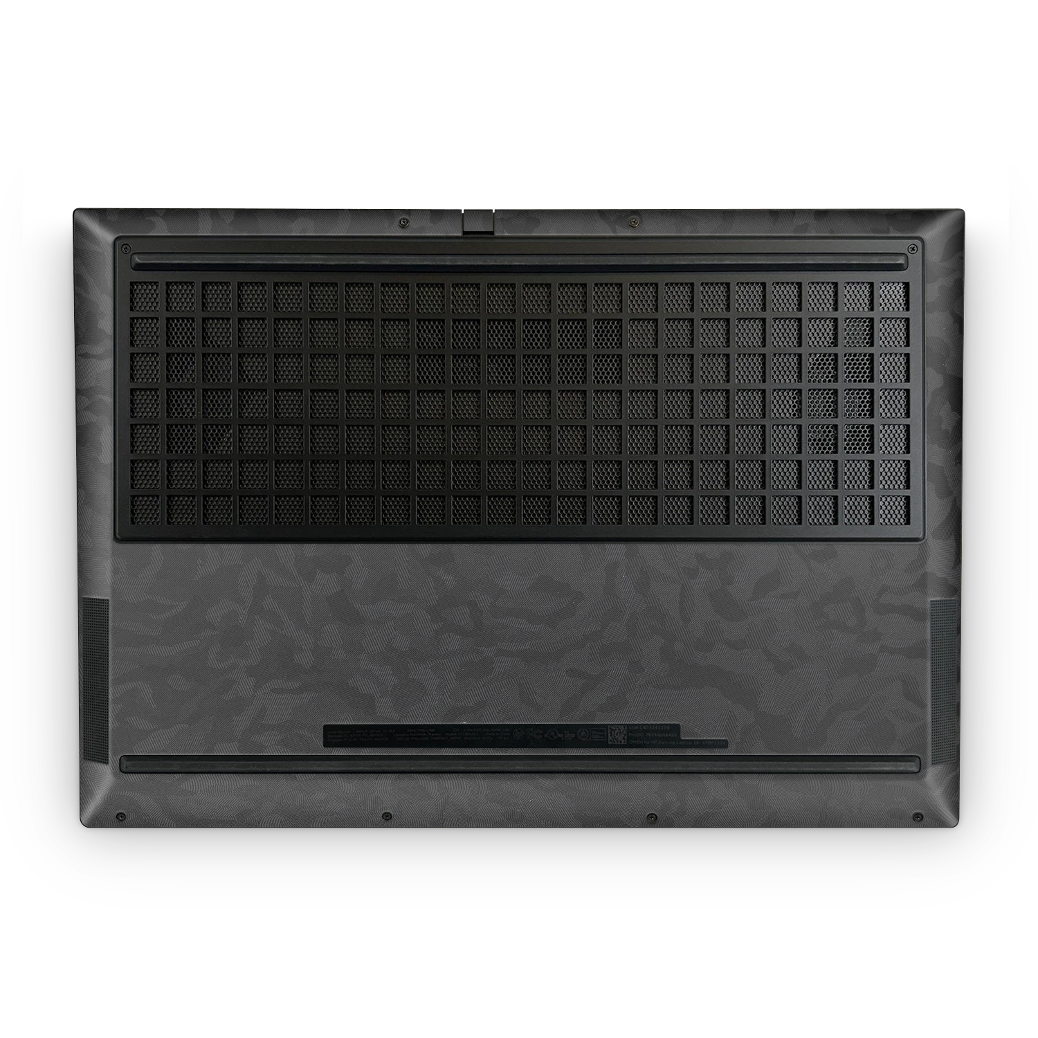 Hp Omen 16 2023 Professional Bottom Black Camo Skin Wrap Cover