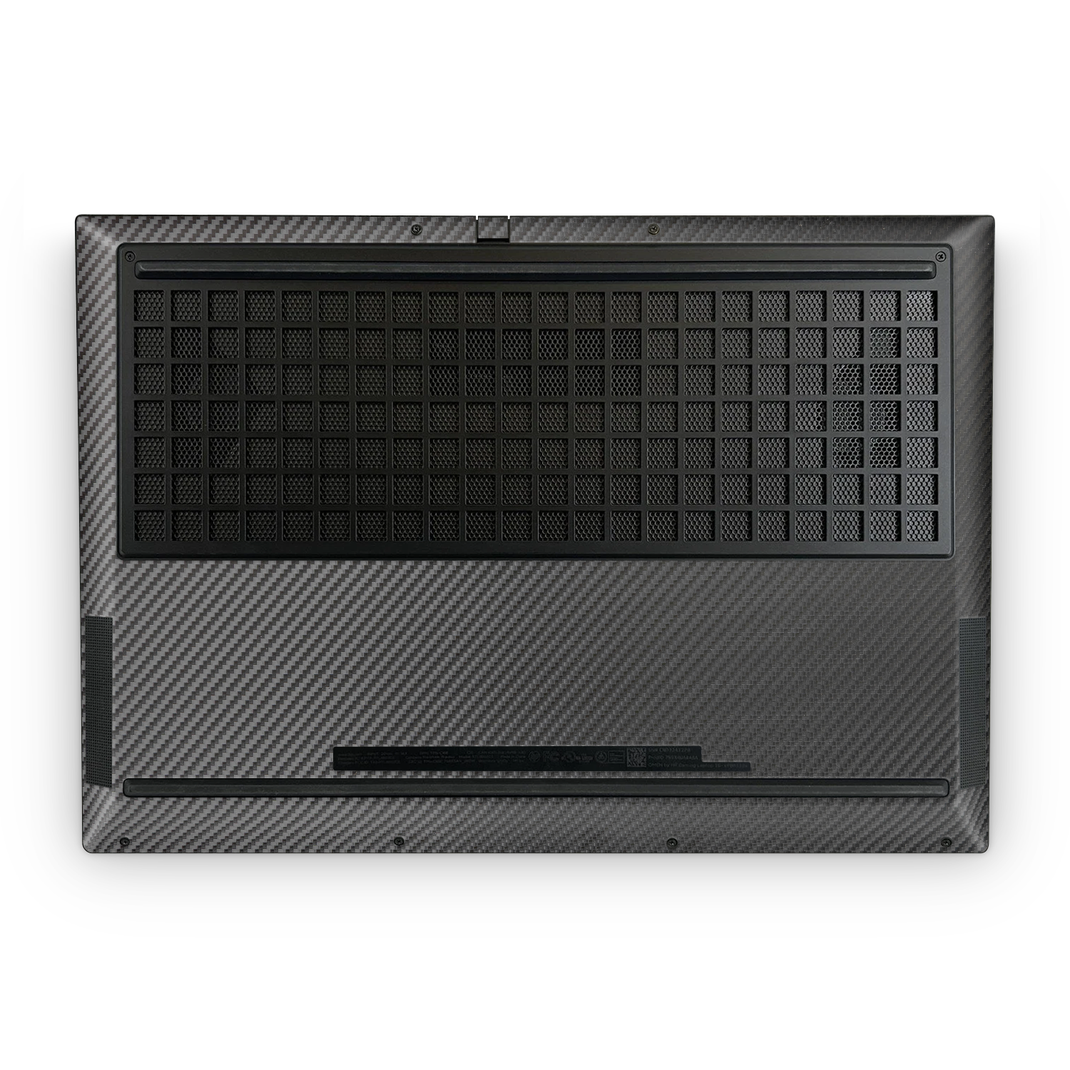 Hp Omen 16 2023 Professional Bottom Black Carbon Fiber Skin Wrap Cover