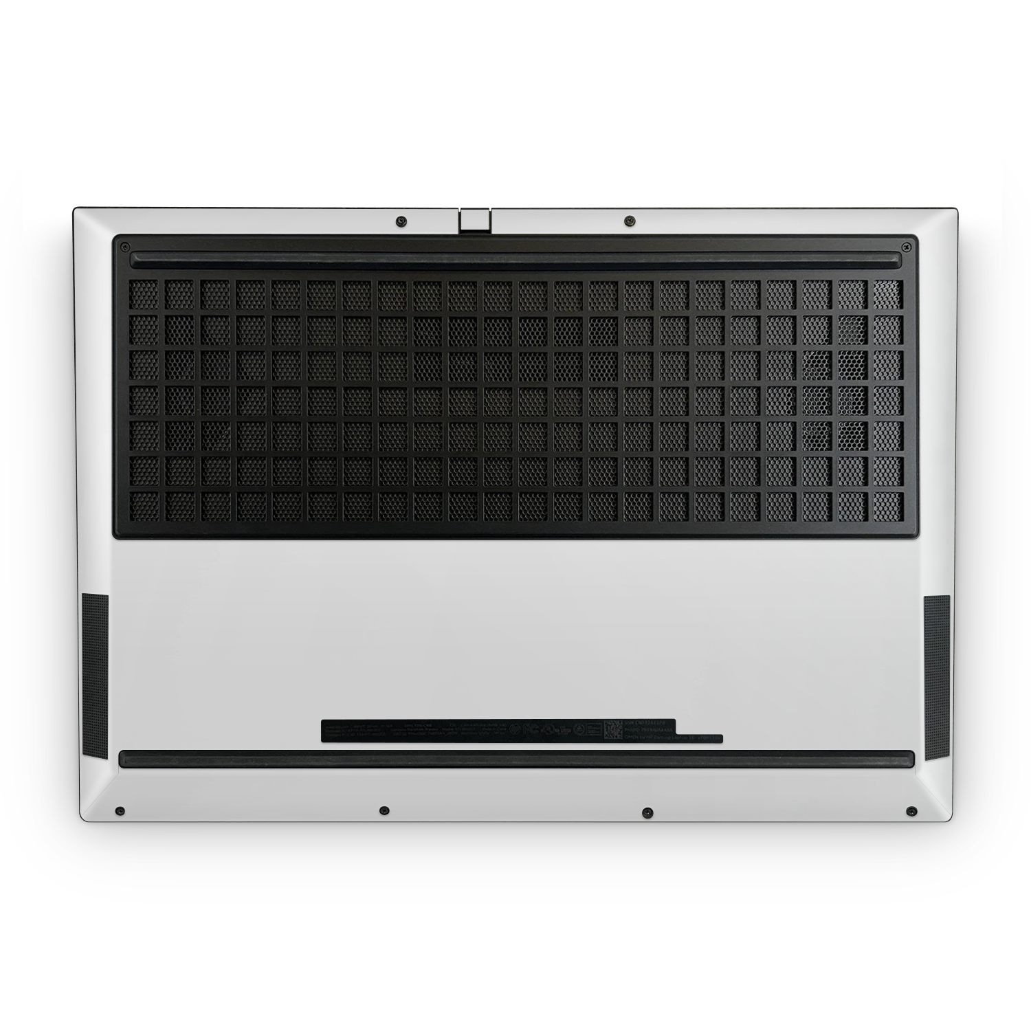 Hp Omen 16 2023 Professional Bottom Satin White Skin Wrap Cover