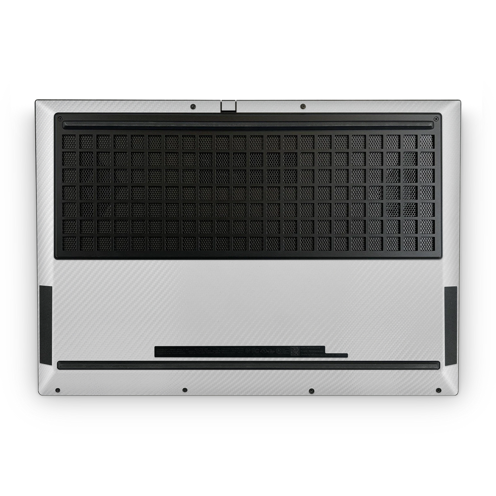 Hp Omen 16 2023 Professional Bottom White Carbon Fiber Skin Wrap Cover