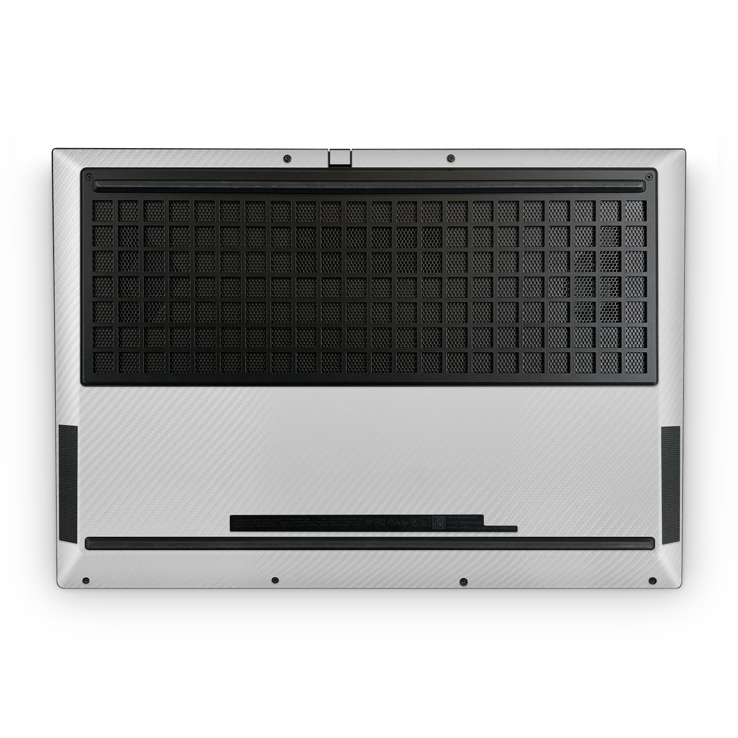 Hp Omen 16 2023 Professional Bottom White Carbon Fiber Skin Wrap Cover