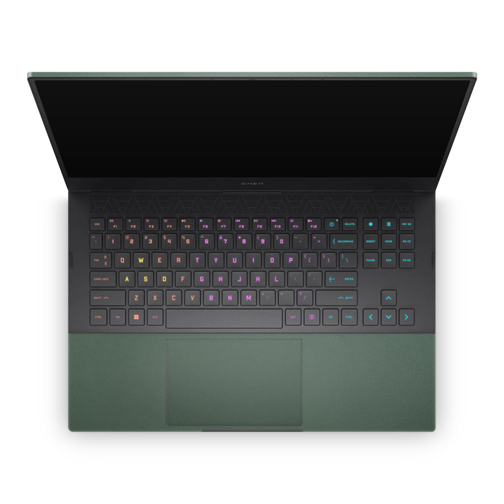 HP Omen 16" 2023 Professional Interior Matte Green Metallic Skin Wrap Cover