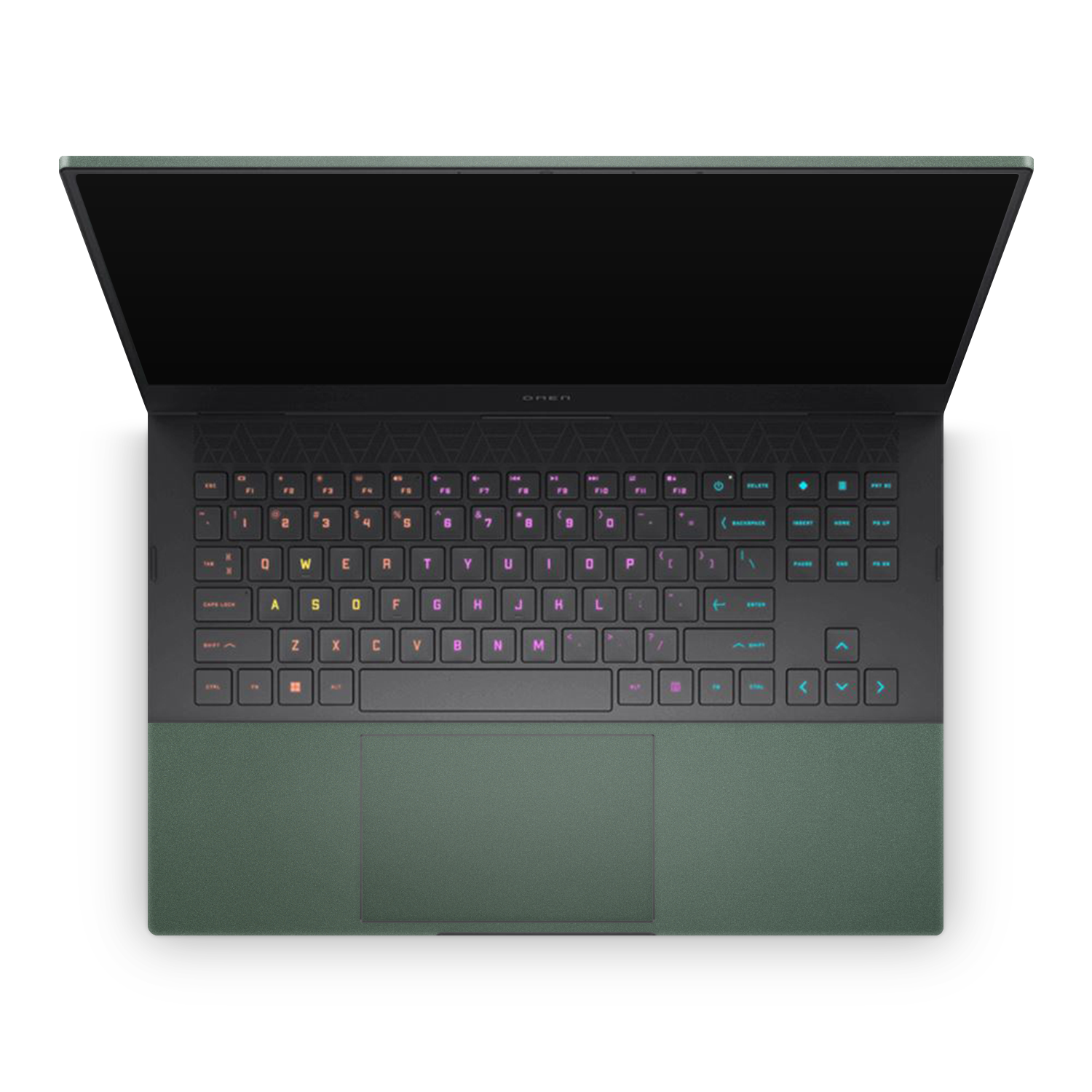 HP Omen 16" 2023 Professional Interior Matte Green Metallic Skin Wrap Cover