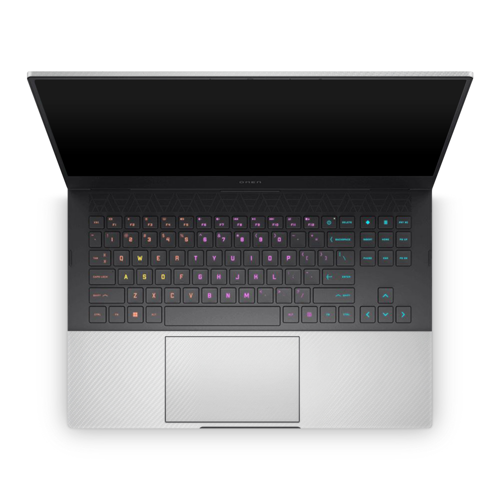 Hp Omen 16 2023 Professional Interior White Carbon Fiber Skin Wrap Cover
