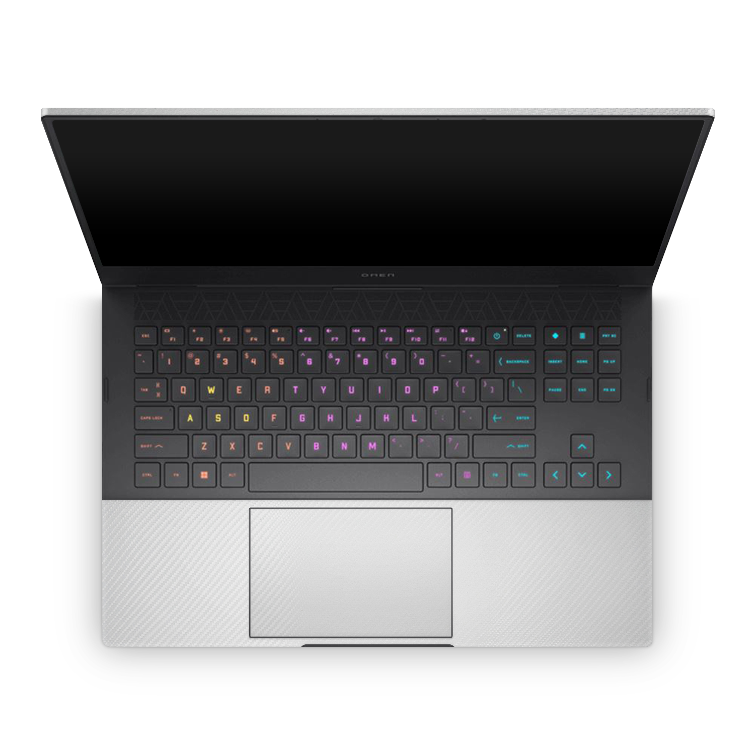 Hp Omen 16 2023 Professional Interior White Carbon Fiber Skin Wrap Cover