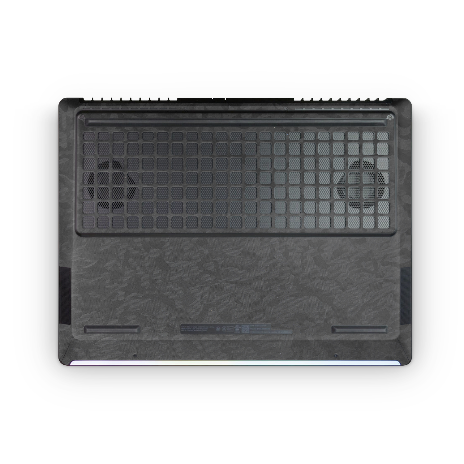 Hp Omen Max 16 2025 Professional Bottom Black Camo Skin Wrap Cover