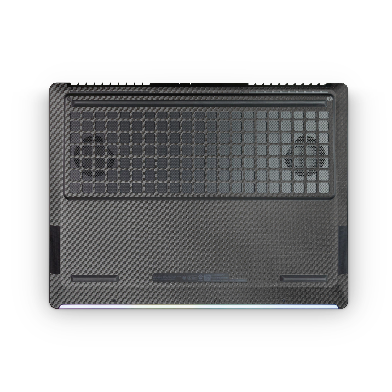 Hp Omen Max 16 2025 Professional Bottom Black Carbon Fiber Skin Wrap Cover