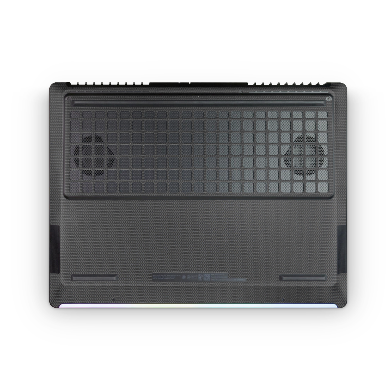 Hp Omen Max 16 2025 Professional Bottom Black Matrix Skin Wrap Cover