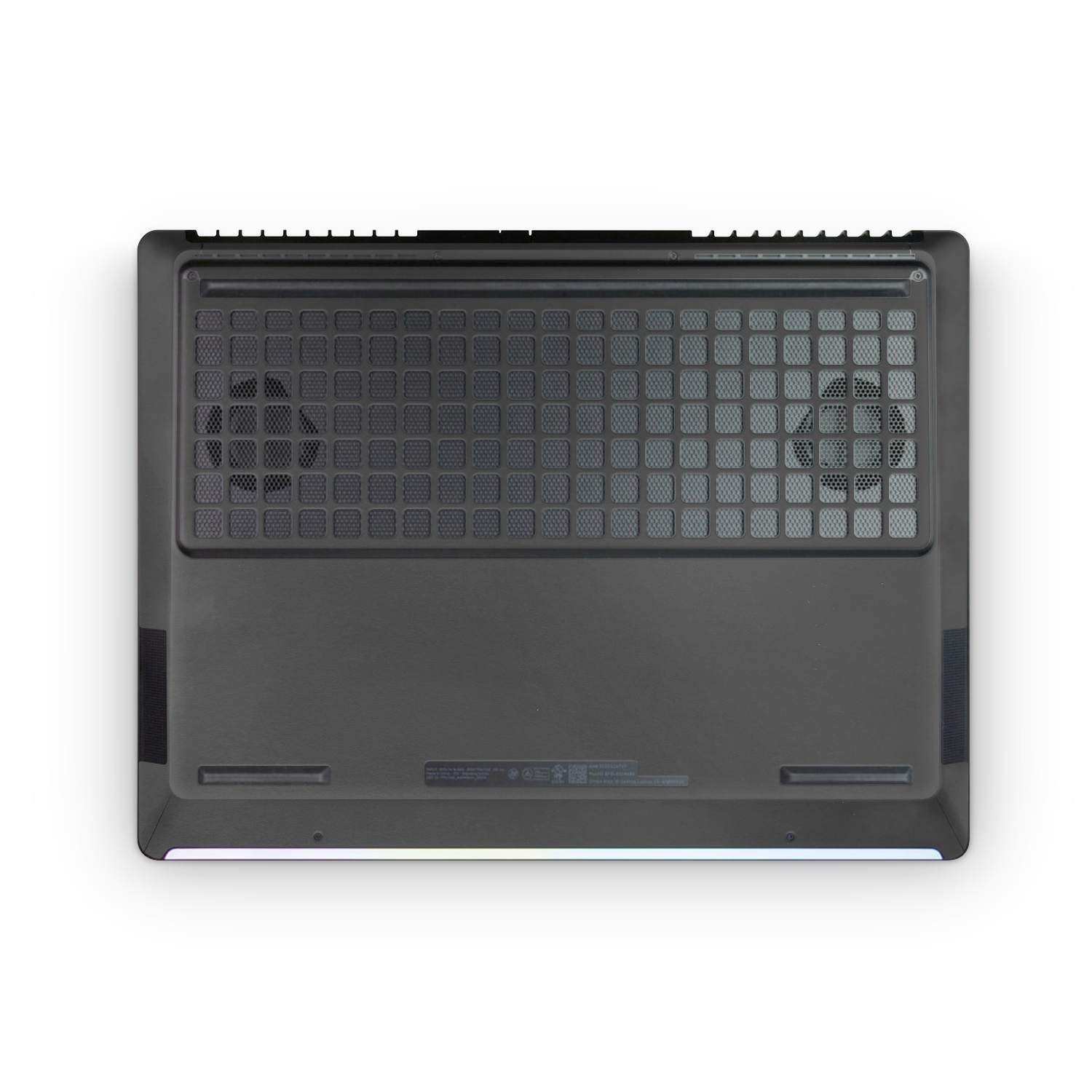 Hp Omen Max 16 2025 Professional Bottom Matte Black Skin Wrap Cover