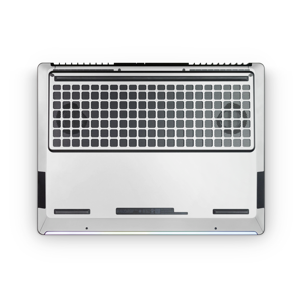 Hp Omen Max 16 2025 Professional Bottom Satin White Skin Wrap Cover